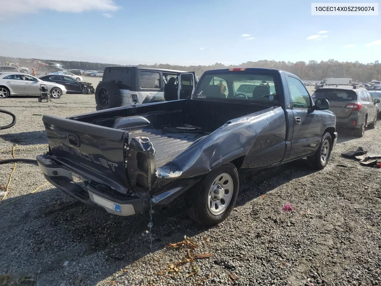 2005 Chevrolet Silverado C1500 VIN: 1GCEC14X05Z290074 Lot: 78194664