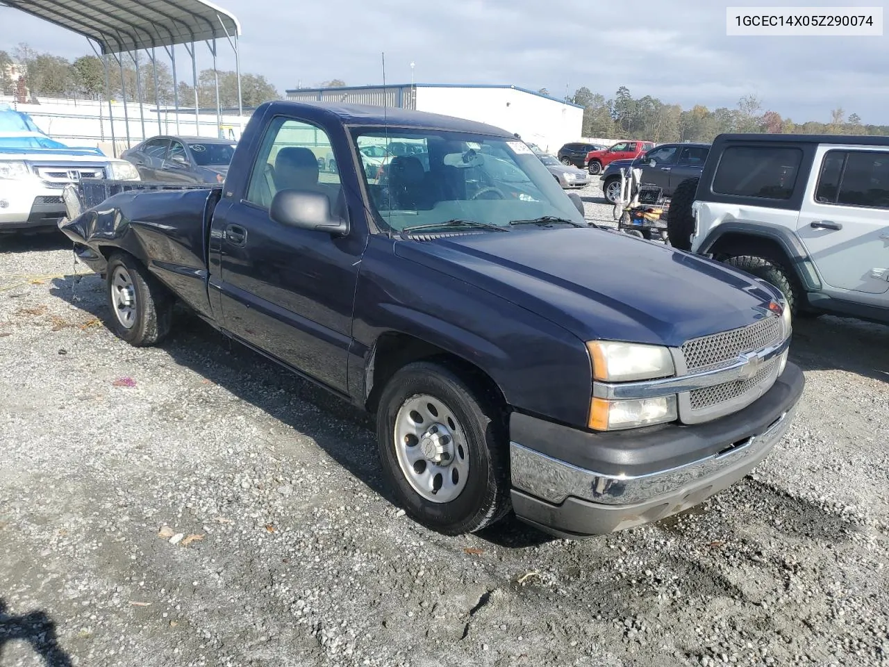 2005 Chevrolet Silverado C1500 VIN: 1GCEC14X05Z290074 Lot: 78194664