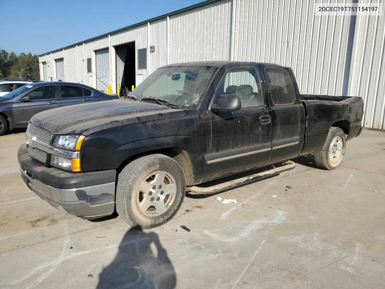 2005 Chevrolet Silverado C1500 VIN: 2GCEC19T751154197 Lot: 78279294