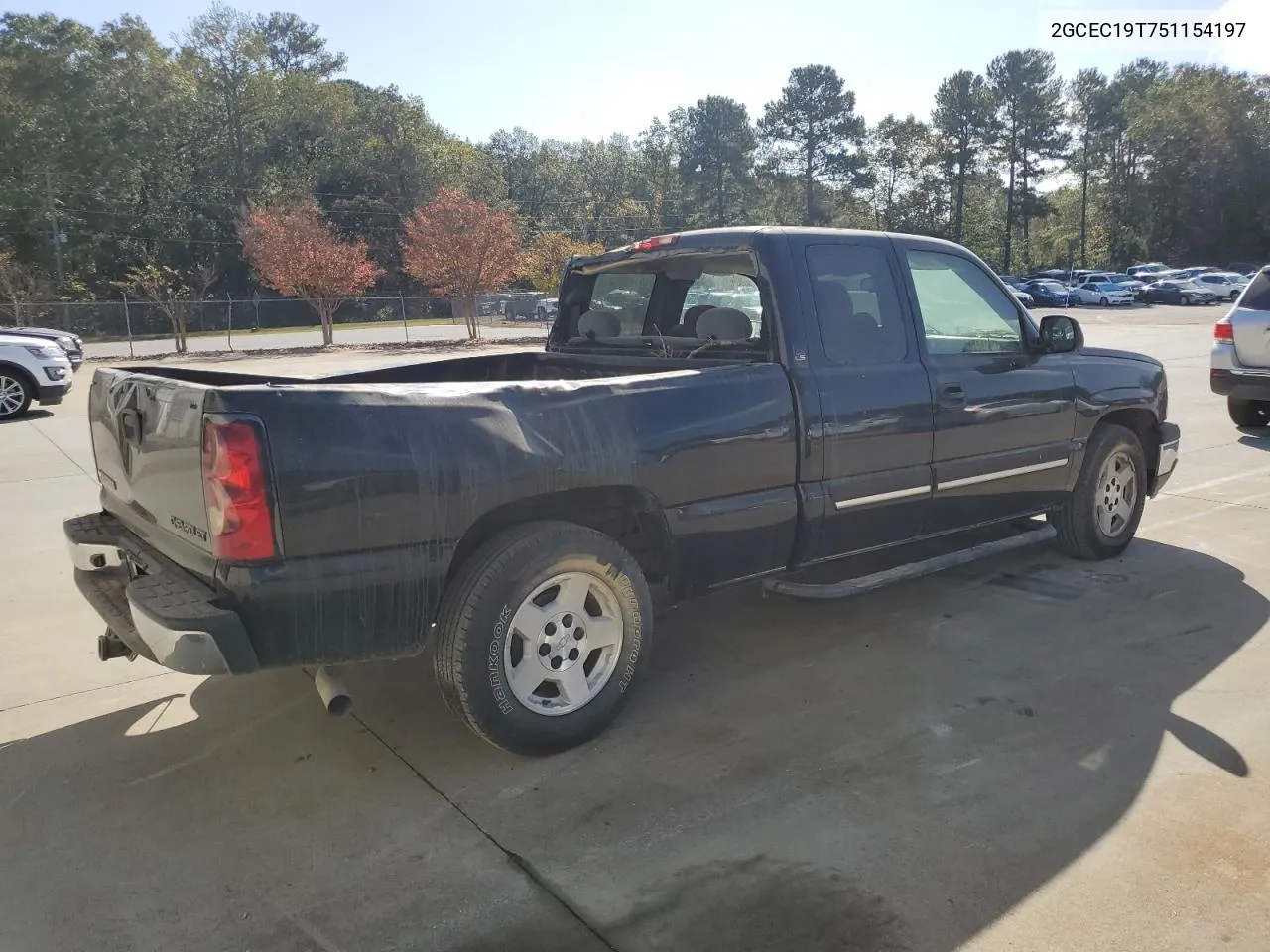 2005 Chevrolet Silverado C1500 VIN: 2GCEC19T751154197 Lot: 78279294