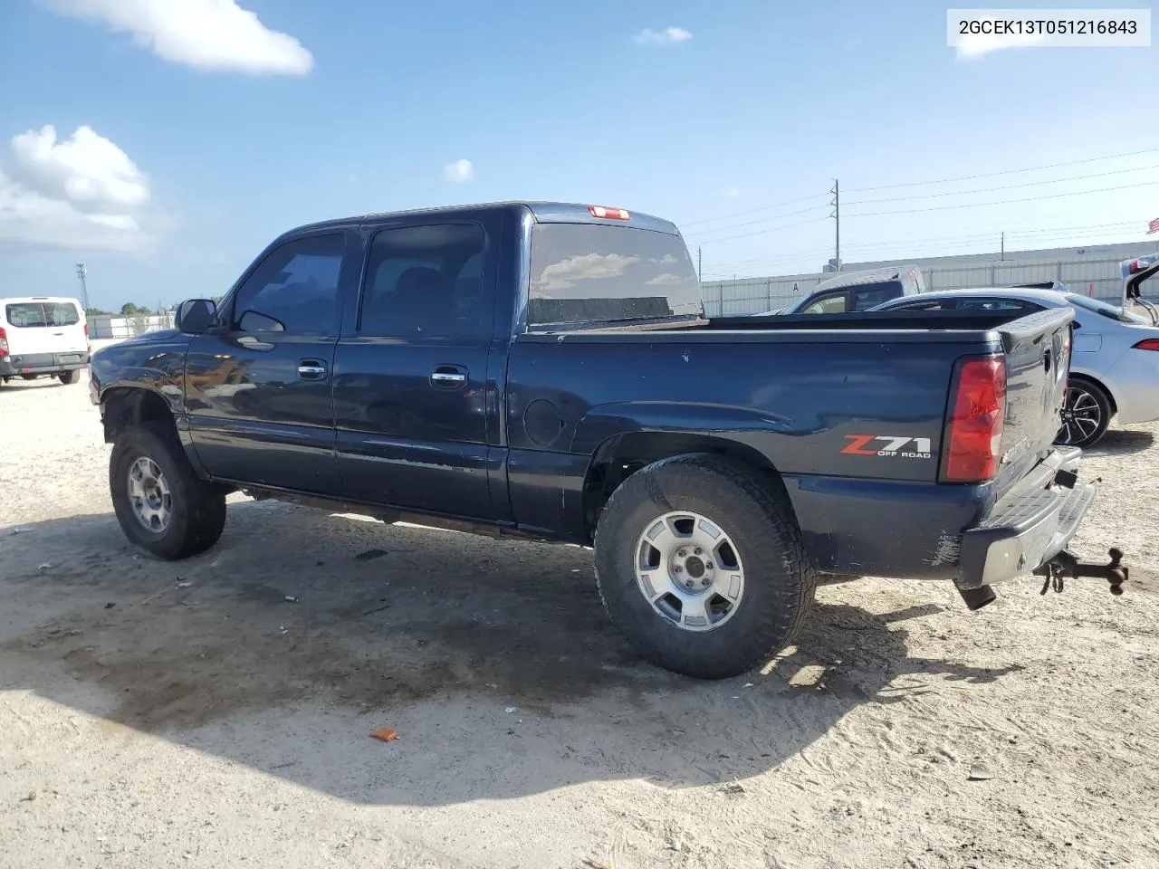 2005 Chevrolet Silverado K1500 VIN: 2GCEK13T051216843 Lot: 78387874