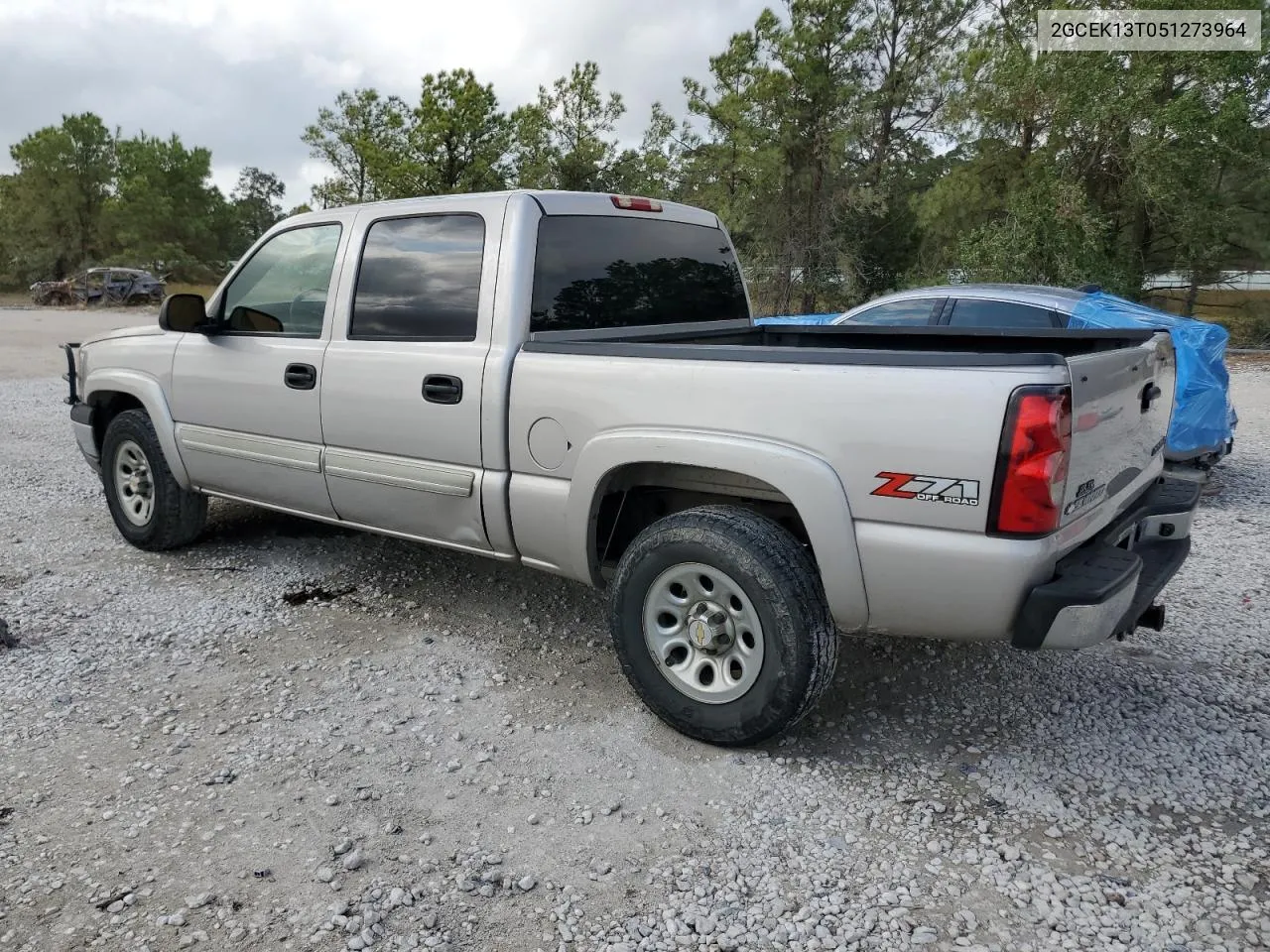 2005 Chevrolet Silverado K1500 VIN: 2GCEK13T051273964 Lot: 78605854