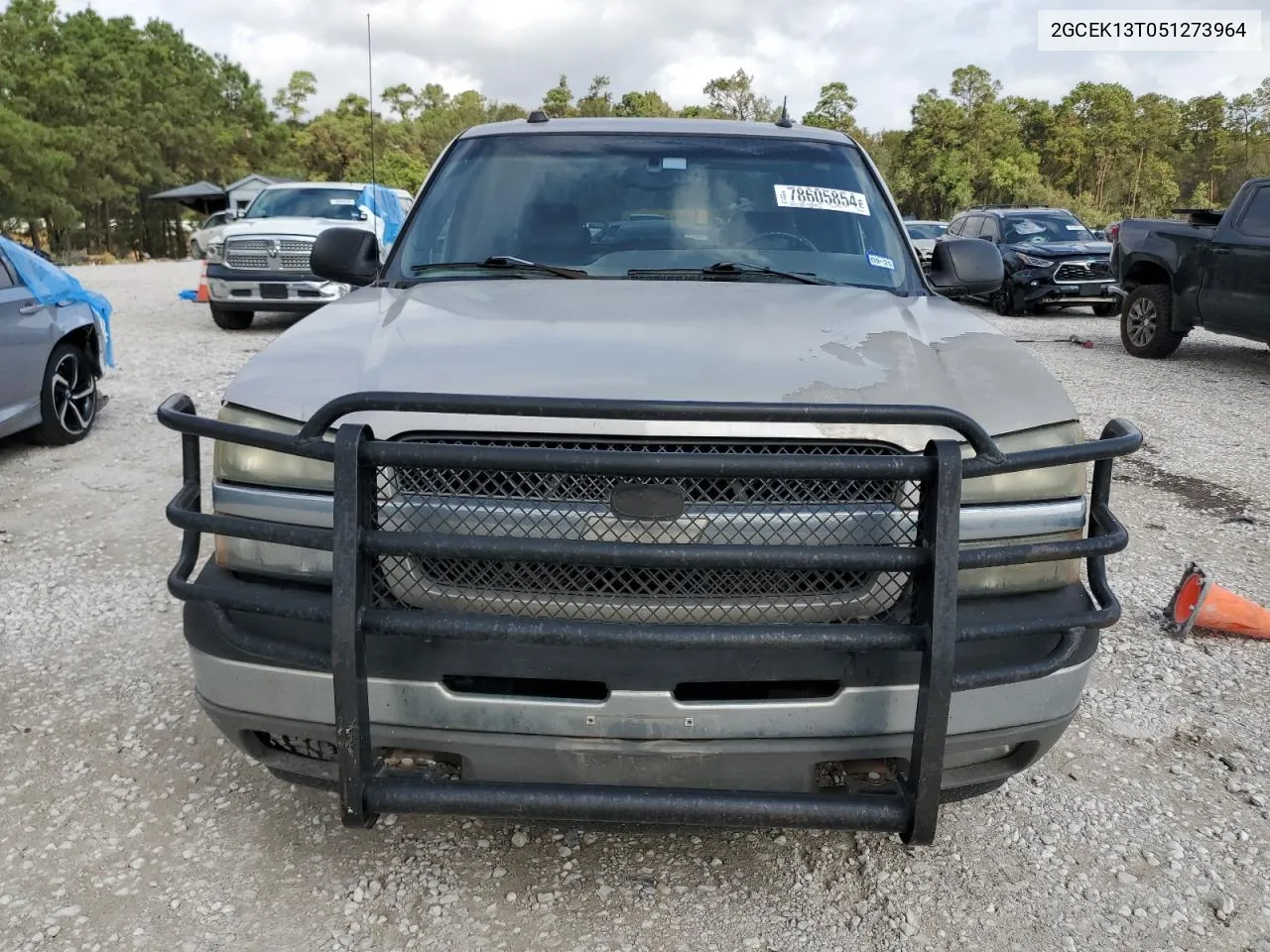 2005 Chevrolet Silverado K1500 VIN: 2GCEK13T051273964 Lot: 78605854