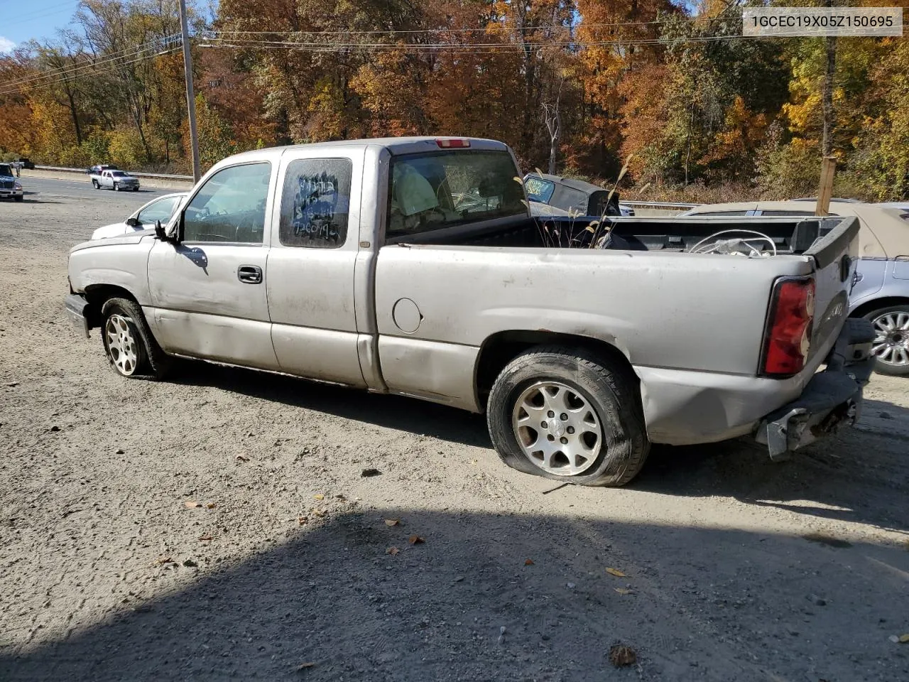 2005 Chevrolet Silverado C1500 VIN: 1GCEC19X05Z150695 Lot: 78846264