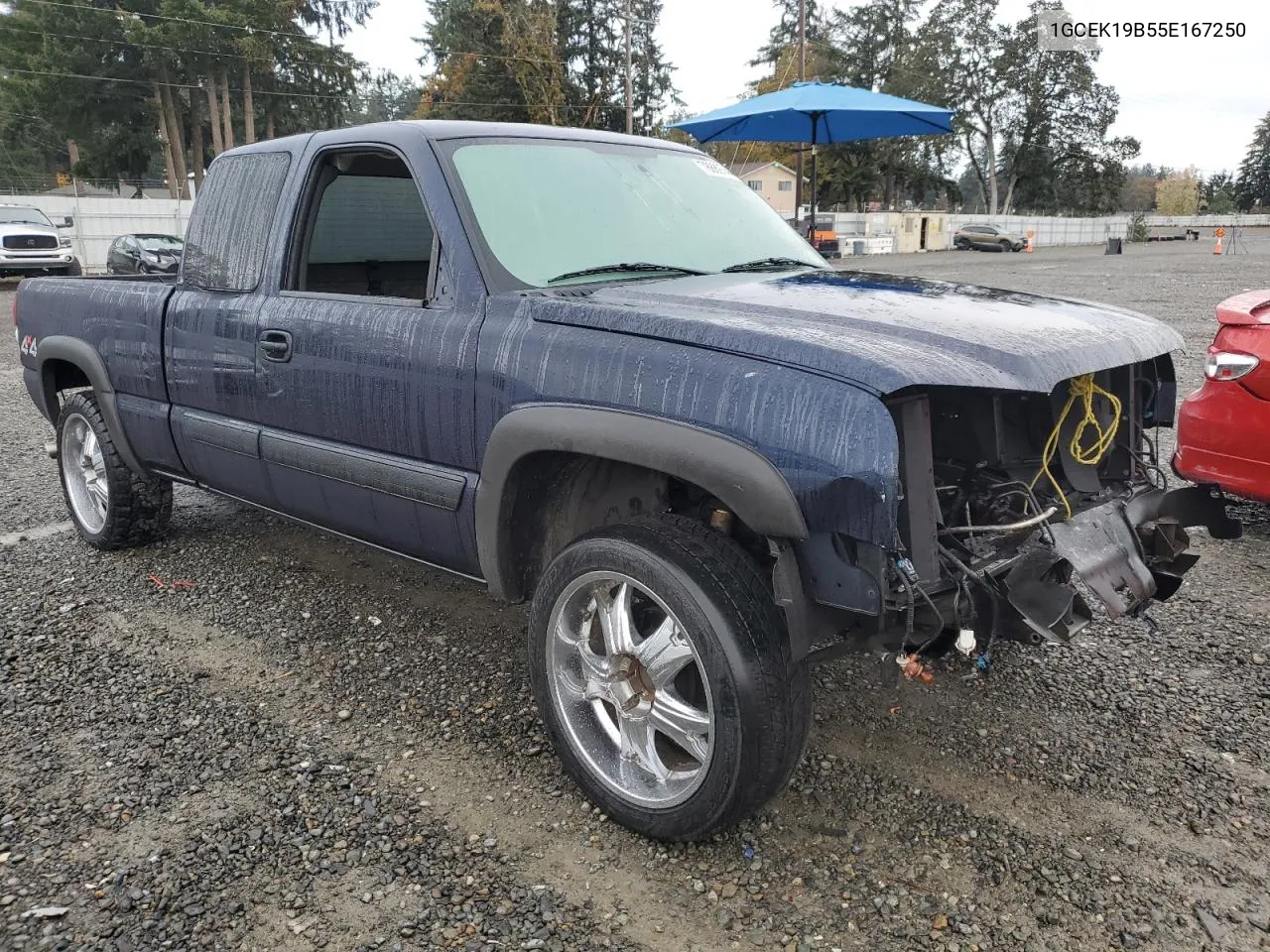 2005 Chevrolet Silverado K1500 VIN: 1GCEK19B55E167250 Lot: 78889744