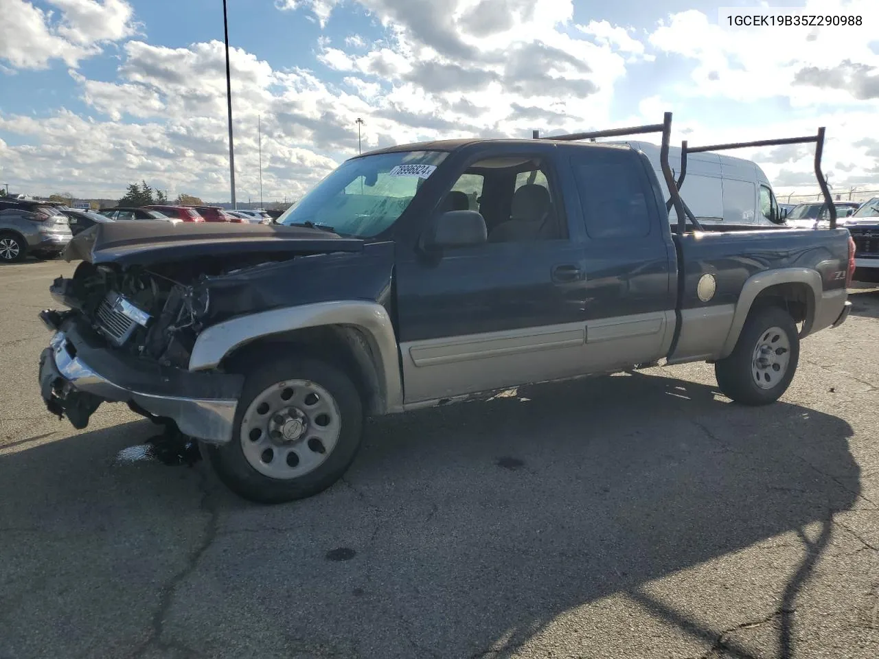 2005 Chevrolet Silverado K1500 VIN: 1GCEK19B35Z290988 Lot: 78996824