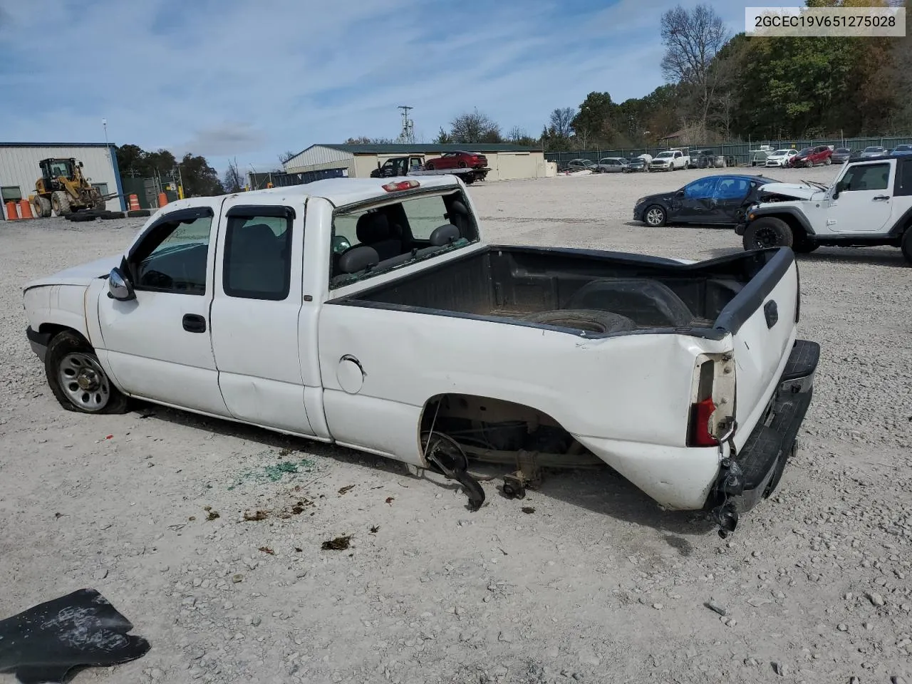 2GCEC19V651275028 2005 Chevrolet Silverado C1500