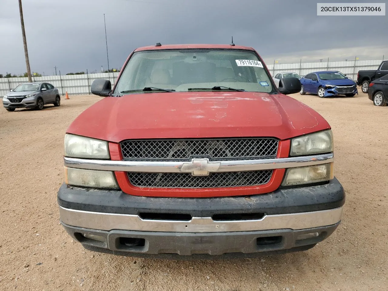 2005 Chevrolet Silverado K1500 VIN: 2GCEK13TX51379046 Lot: 79116164