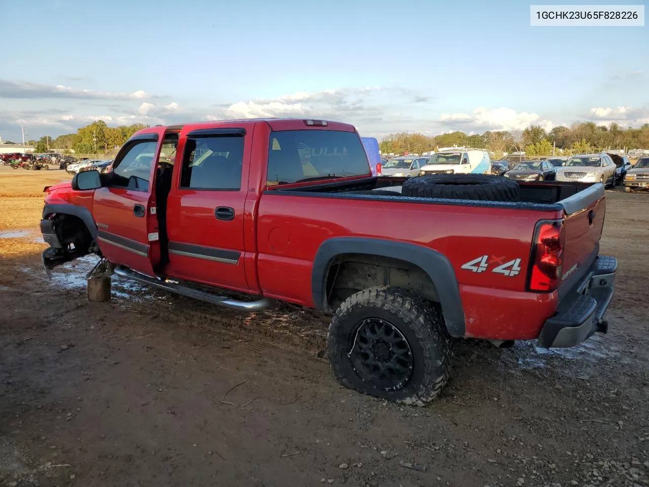 2005 Chevrolet Silverado K2500 Heavy Duty VIN: 1GCHK23U65F828226 Lot: 79200974