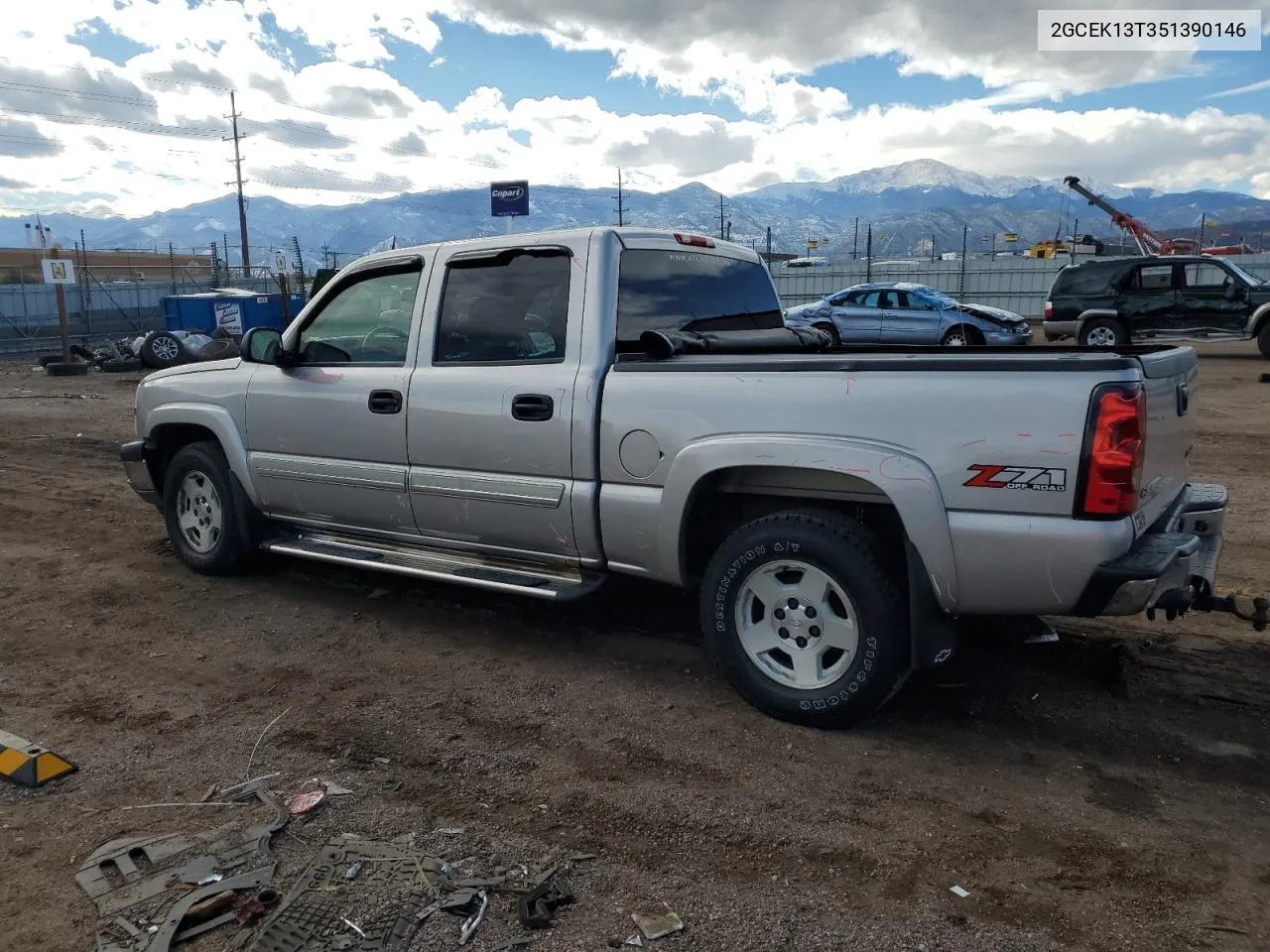 2005 Chevrolet Silverado K1500 VIN: 2GCEK13T351390146 Lot: 79639944