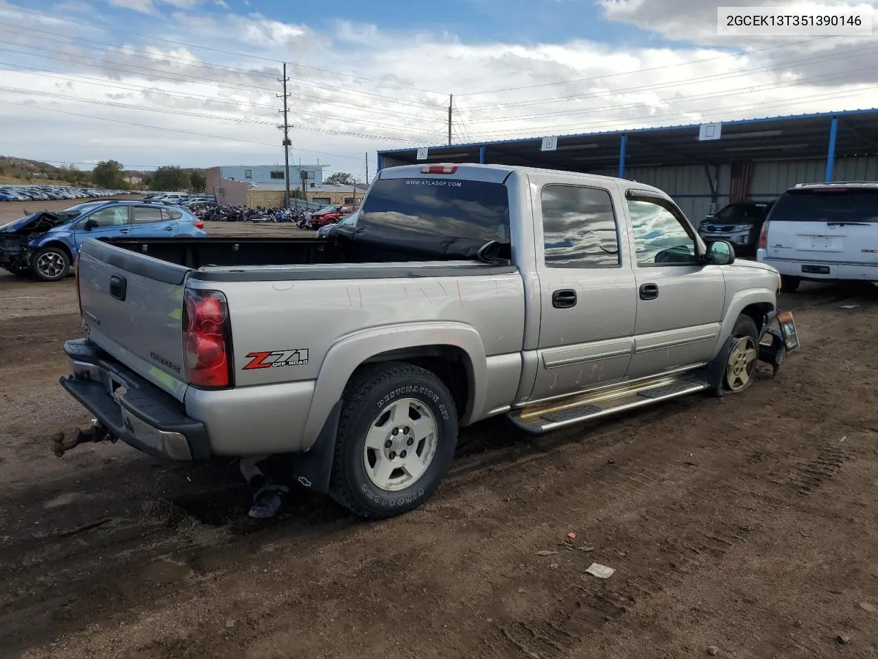 2005 Chevrolet Silverado K1500 VIN: 2GCEK13T351390146 Lot: 79639944