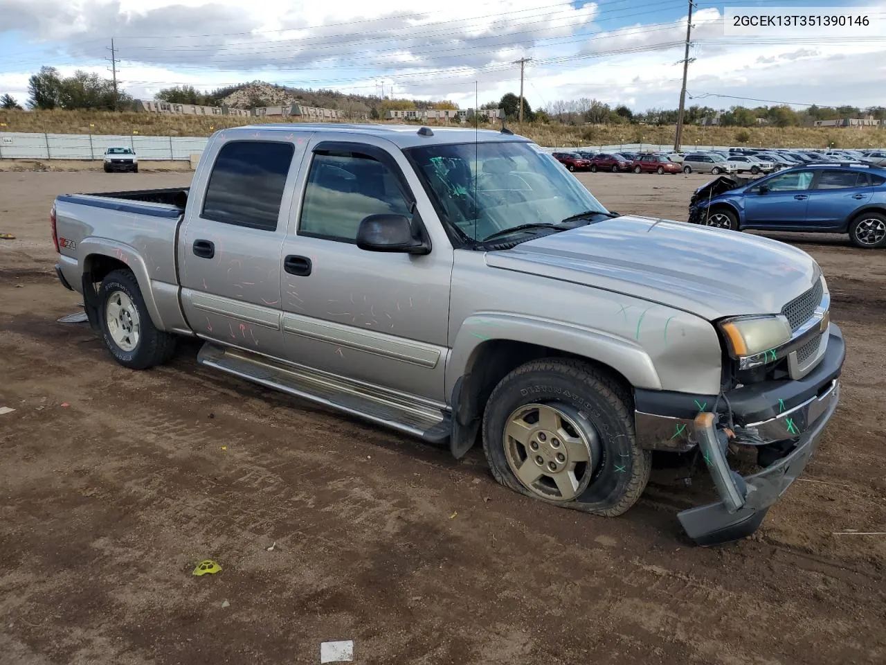 2005 Chevrolet Silverado K1500 VIN: 2GCEK13T351390146 Lot: 79639944