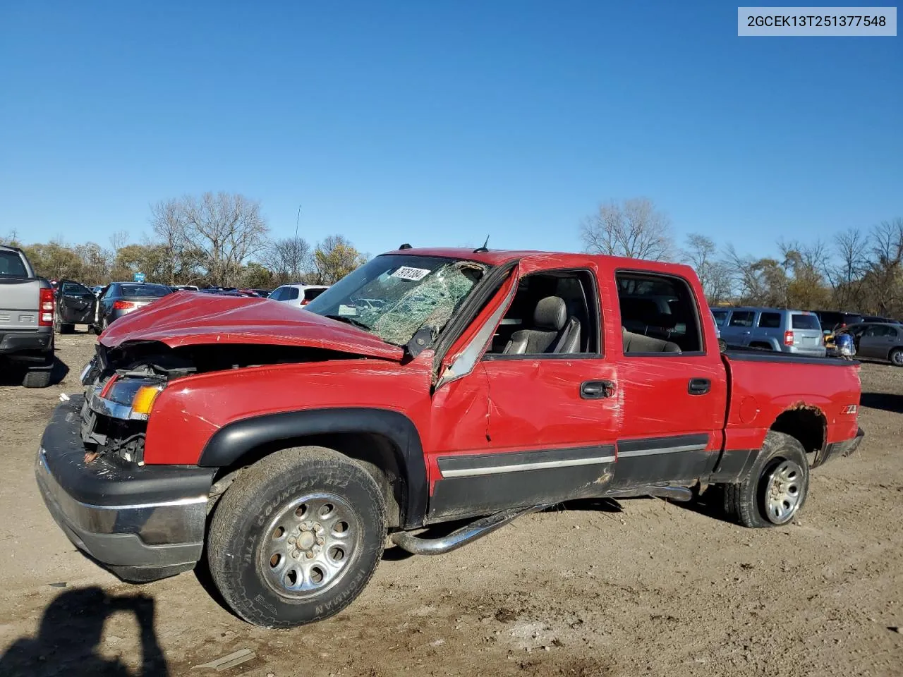 2005 Chevrolet Silverado K1500 VIN: 2GCEK13T251377548 Lot: 79761384