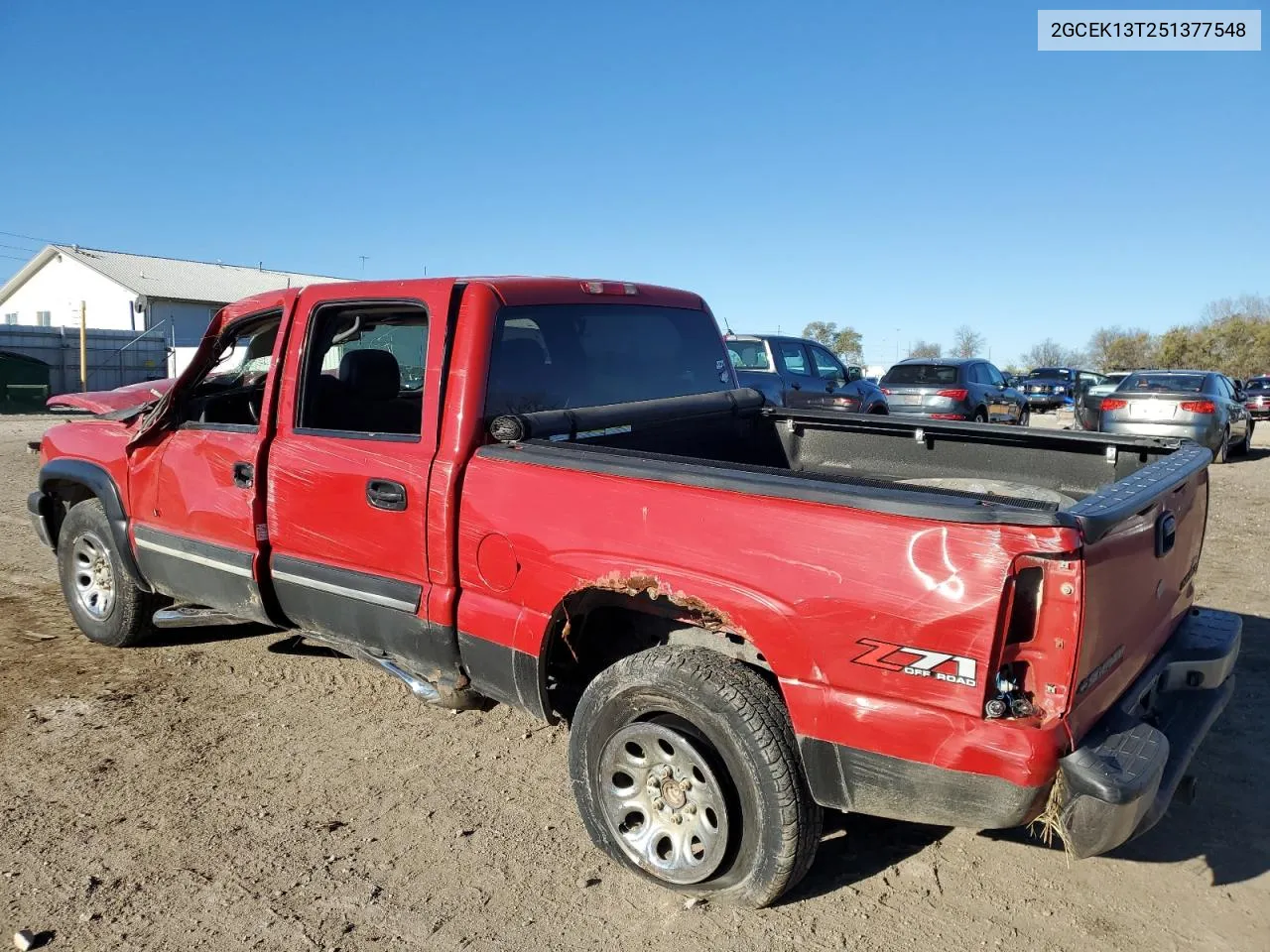 2005 Chevrolet Silverado K1500 VIN: 2GCEK13T251377548 Lot: 79761384