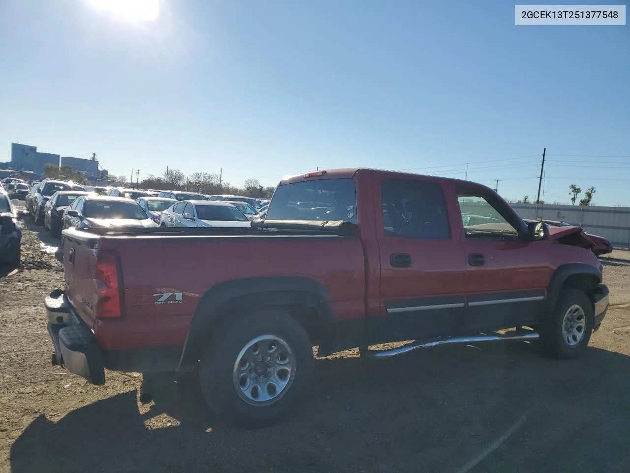 2005 Chevrolet Silverado K1500 VIN: 2GCEK13T251377548 Lot: 79761384