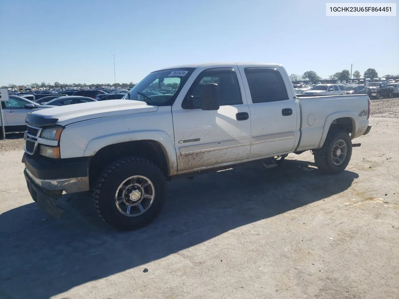 2005 Chevrolet Silverado K2500 Heavy Duty VIN: 1GCHK23U65F864451 Lot: 79935434