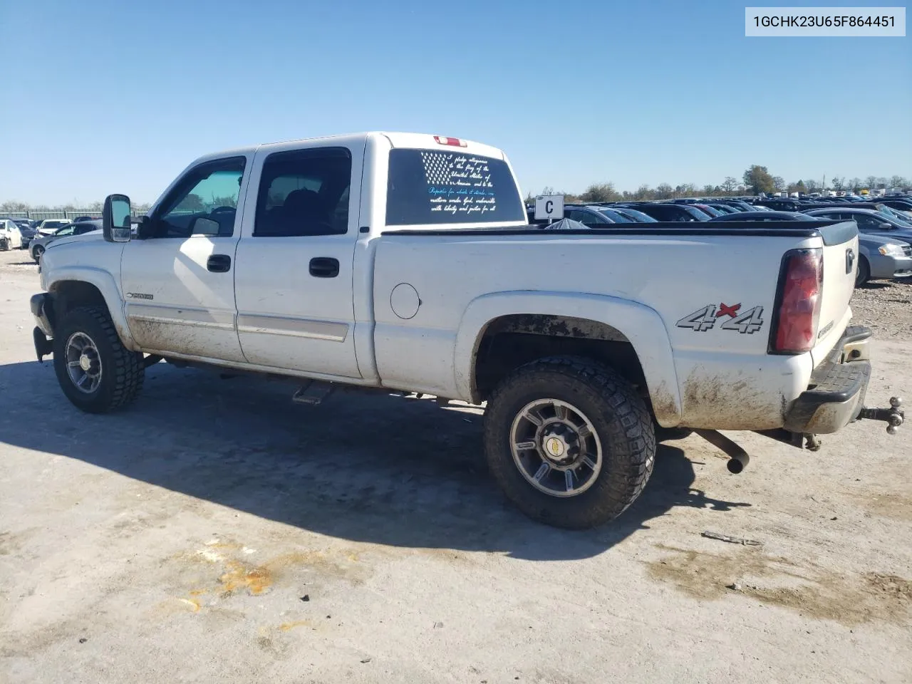 2005 Chevrolet Silverado K2500 Heavy Duty VIN: 1GCHK23U65F864451 Lot: 79935434