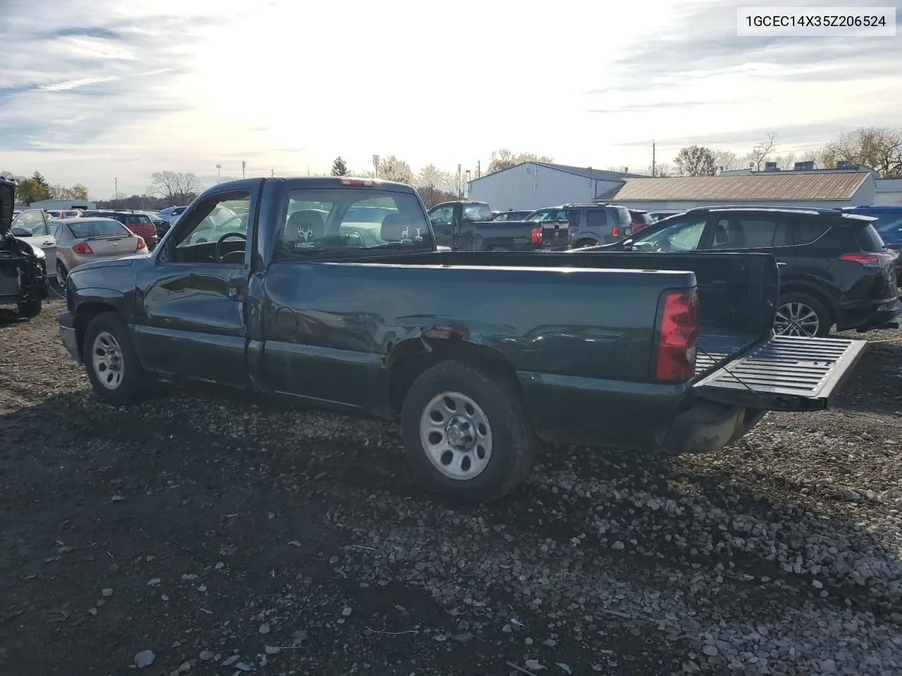 2005 Chevrolet Silverado C1500 VIN: 1GCEC14X35Z206524 Lot: 80122834