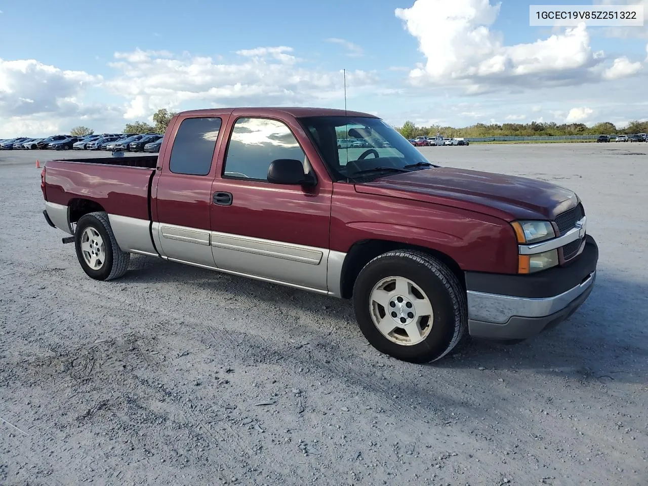 2005 Chevrolet Silverado C1500 VIN: 1GCEC19V85Z251322 Lot: 80146944