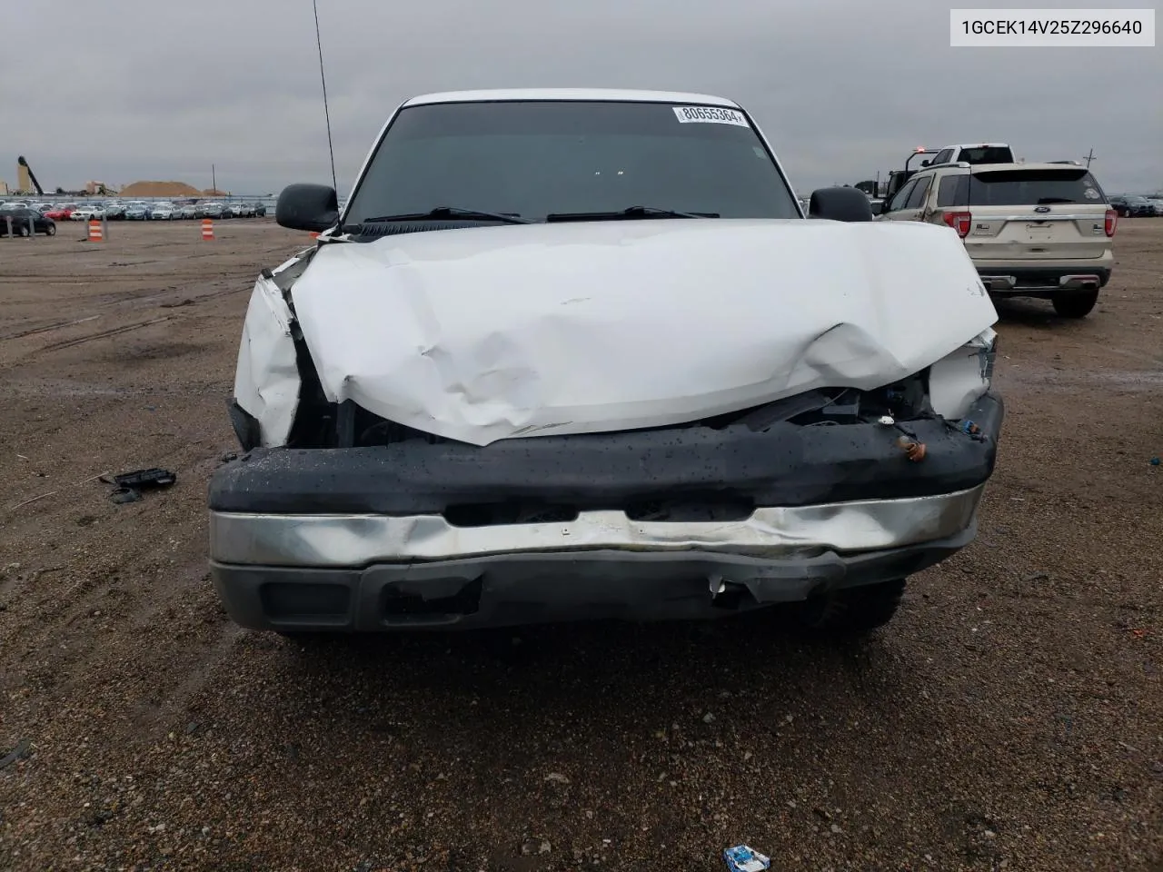 2005 Chevrolet Silverado K1500 VIN: 1GCEK14V25Z296640 Lot: 80655364