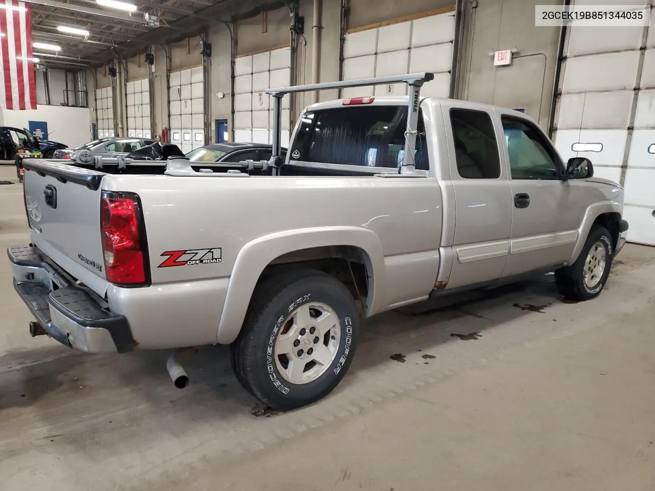 2005 Chevrolet Silverado K1500 VIN: 2GCEK19B851344035 Lot: 80908564