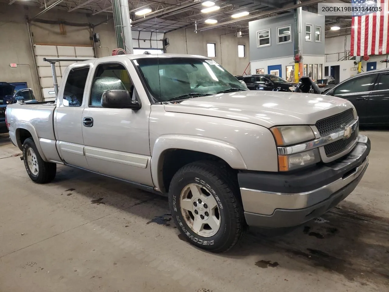 2005 Chevrolet Silverado K1500 VIN: 2GCEK19B851344035 Lot: 80908564