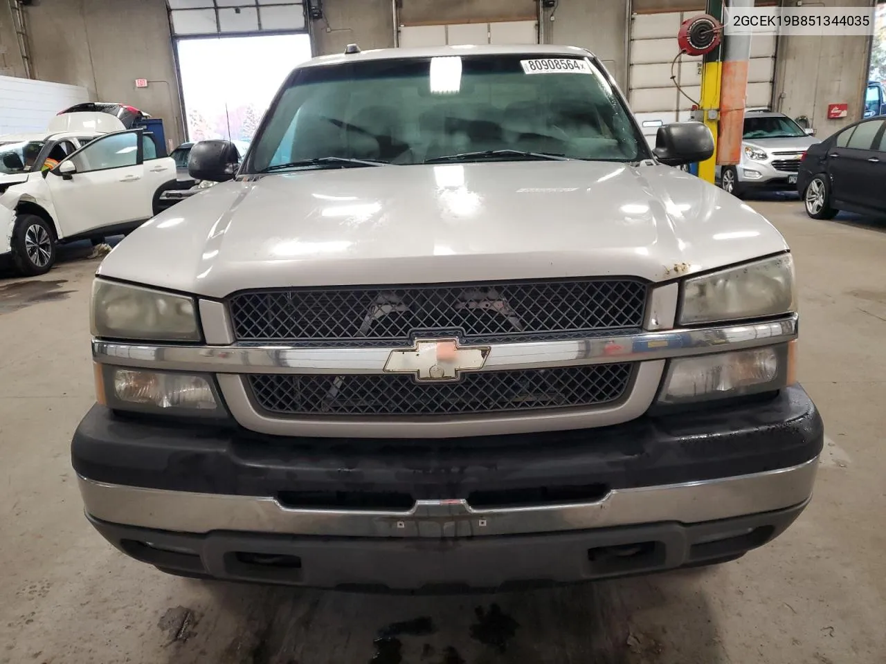 2005 Chevrolet Silverado K1500 VIN: 2GCEK19B851344035 Lot: 80908564