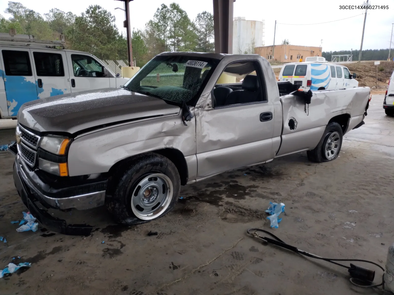 2006 Chevrolet Silverado C1500 VIN: 3GCEC14X46G271495 Lot: 48036114