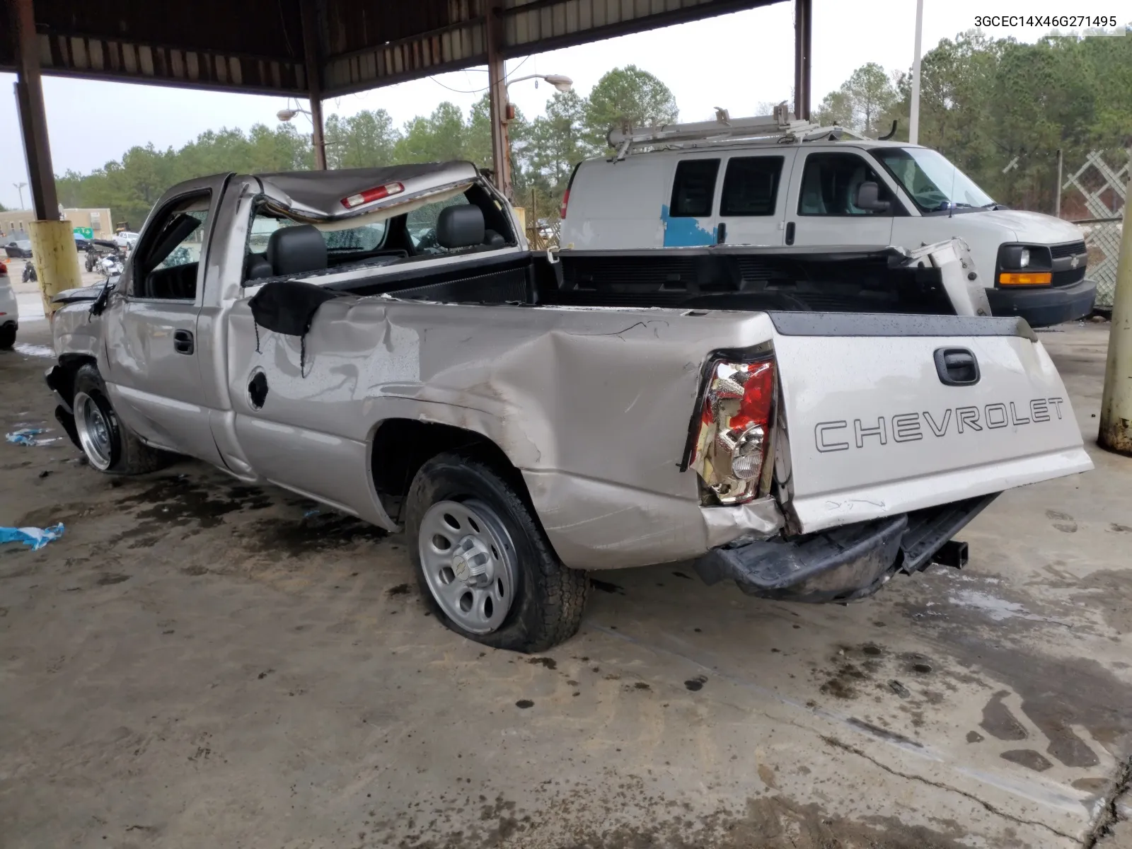 2006 Chevrolet Silverado C1500 VIN: 3GCEC14X46G271495 Lot: 48036114