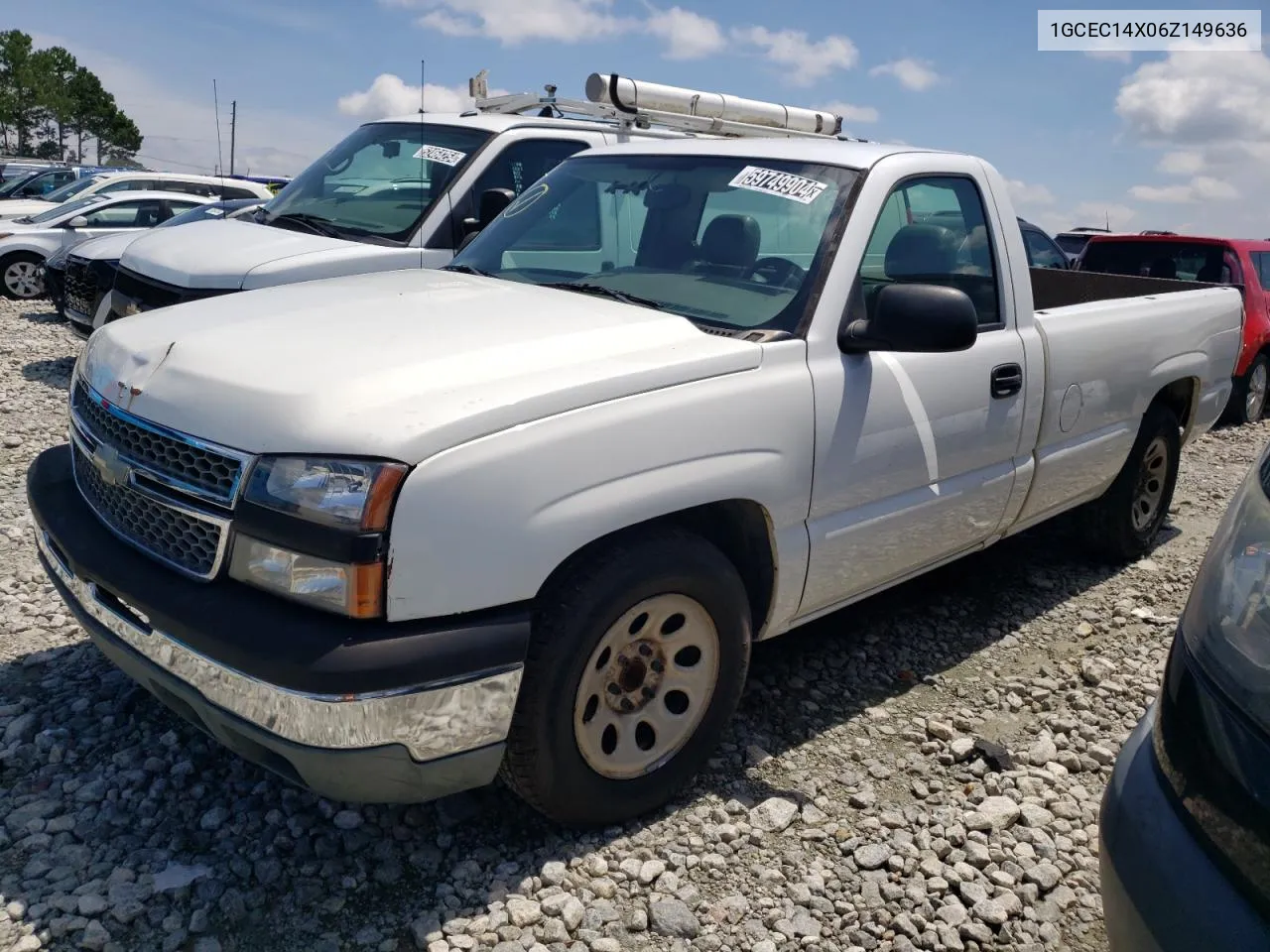 2006 Chevrolet Silverado C1500 VIN: 1GCEC14X06Z149636 Lot: 59749904