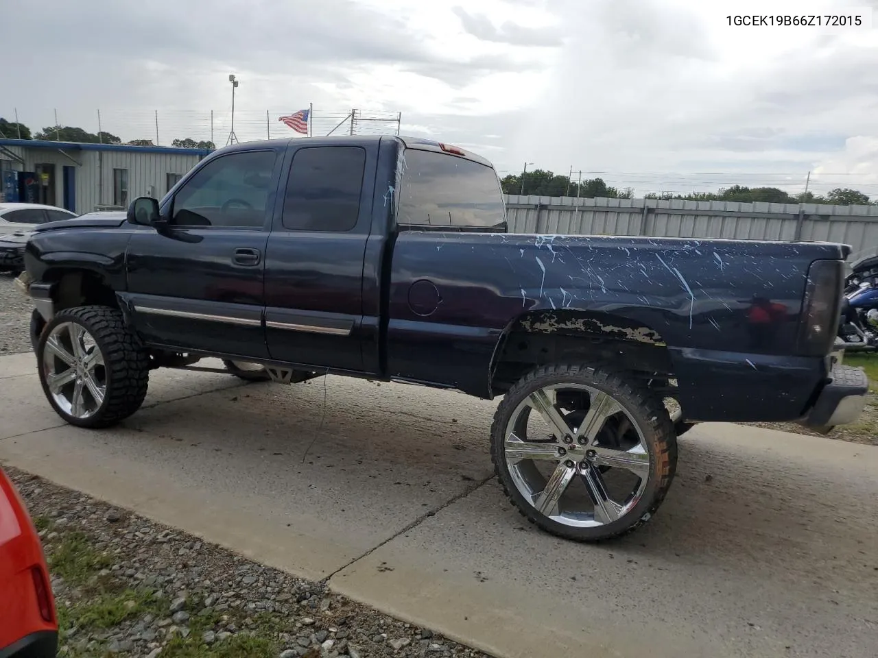 2006 Chevrolet Silverado K1500 VIN: 1GCEK19B66Z172015 Lot: 62243044