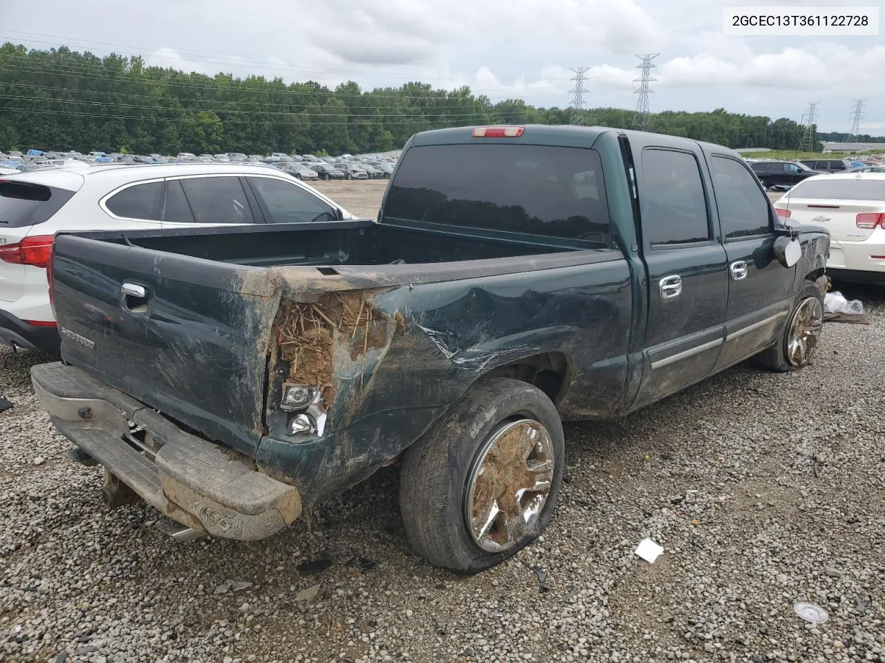 2006 Chevrolet Silverado C1500 VIN: 2GCEC13T361122728 Lot: 64756524