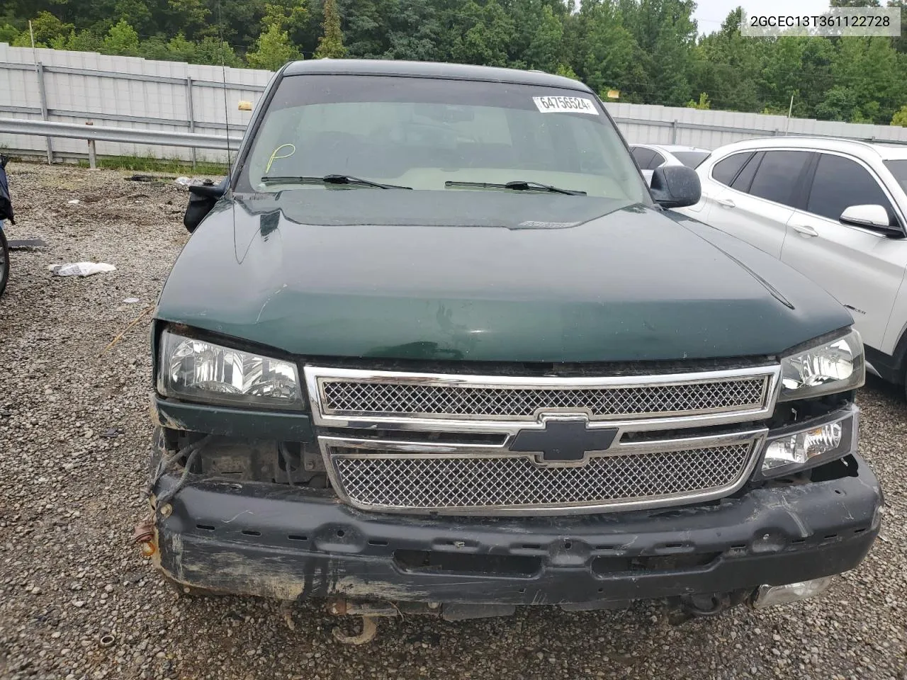 2006 Chevrolet Silverado C1500 VIN: 2GCEC13T361122728 Lot: 64756524