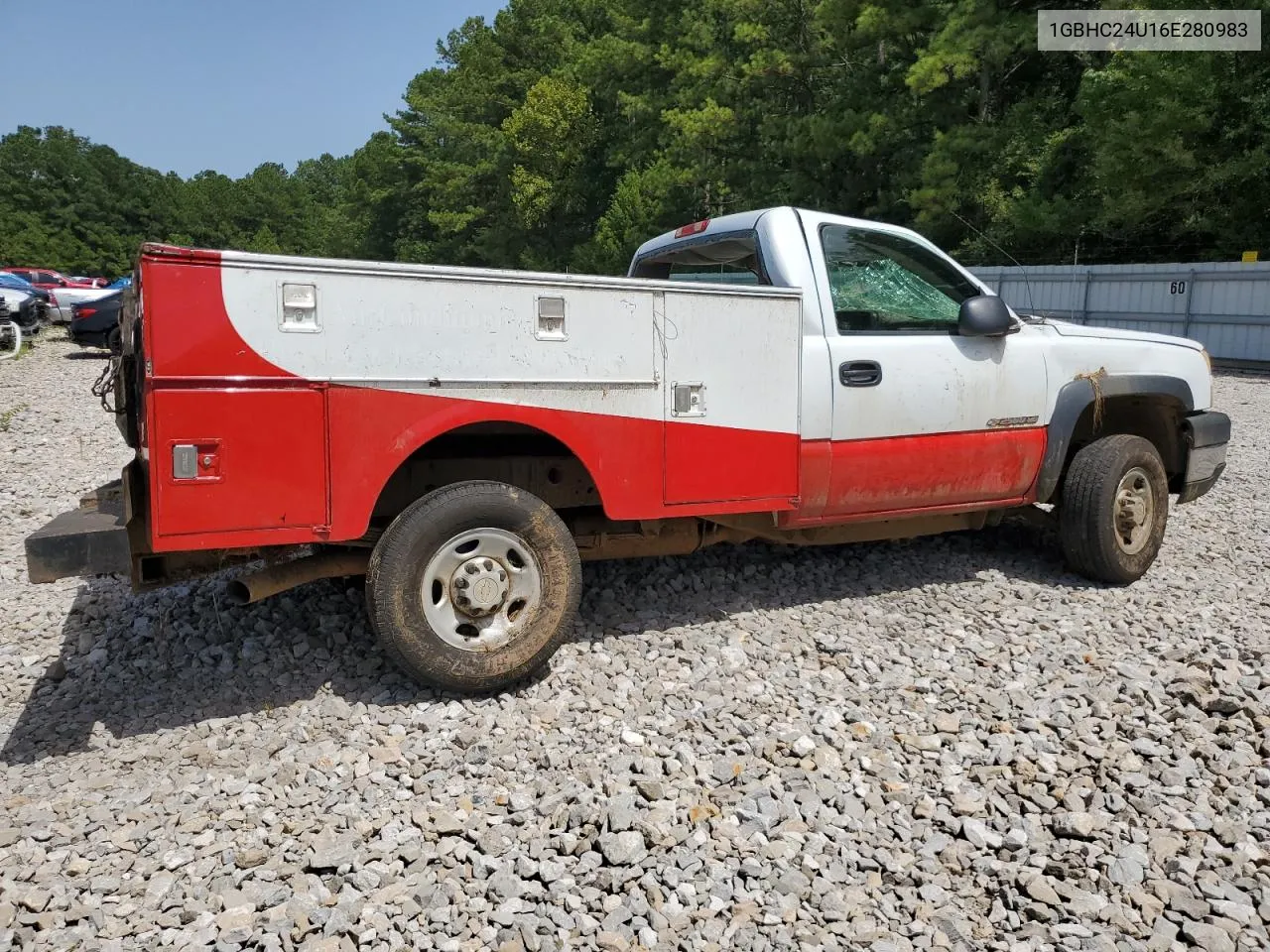 2006 Chevrolet Silverado C2500 Heavy Duty VIN: 1GBHC24U16E280983 Lot: 65162884