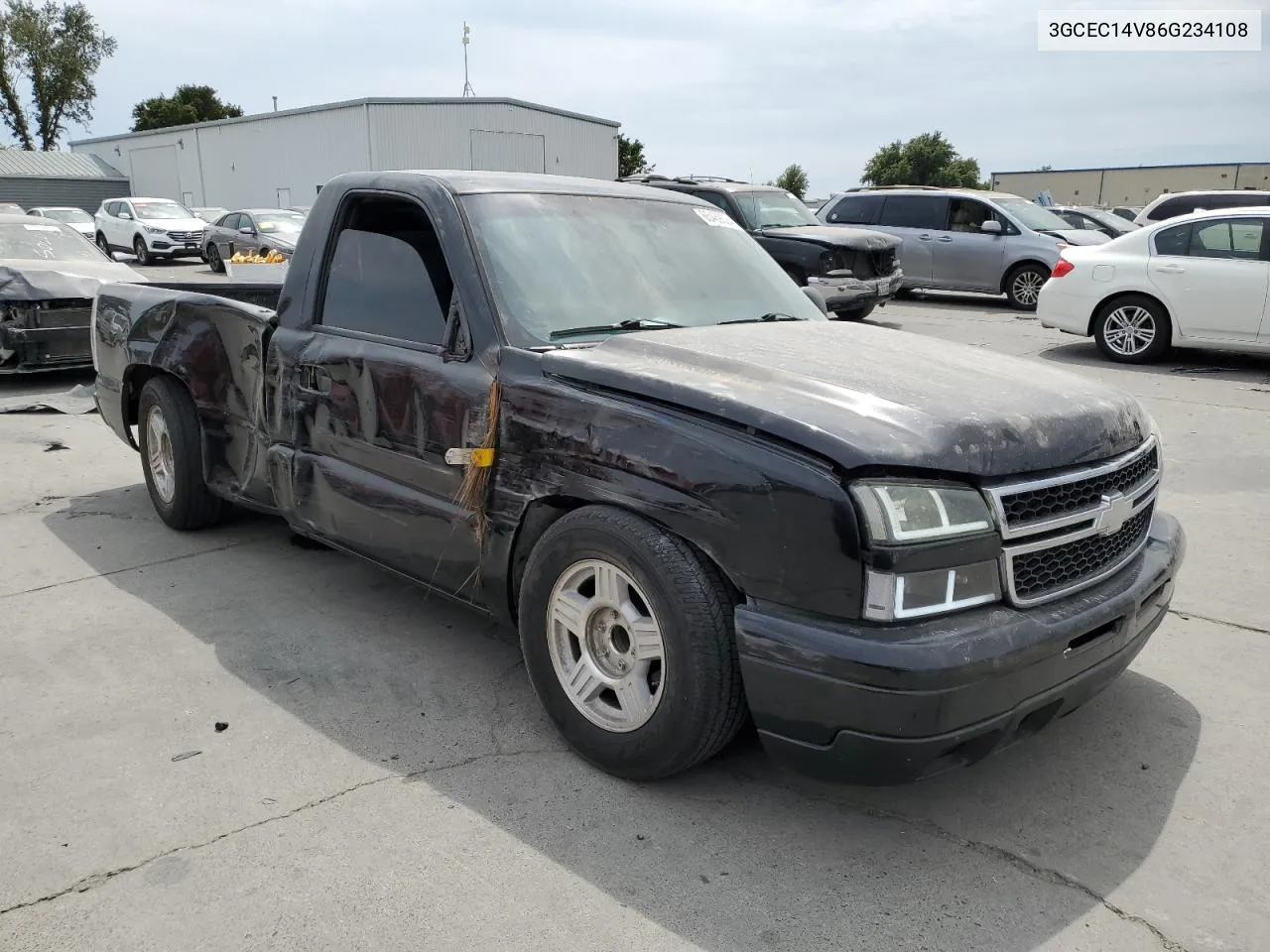 2006 Chevrolet Silverado C1500 VIN: 3GCEC14V86G234108 Lot: 65469024