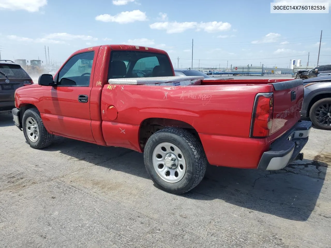 2006 Chevrolet Silverado C1500 VIN: 3GCEC14X76G182536 Lot: 65657284