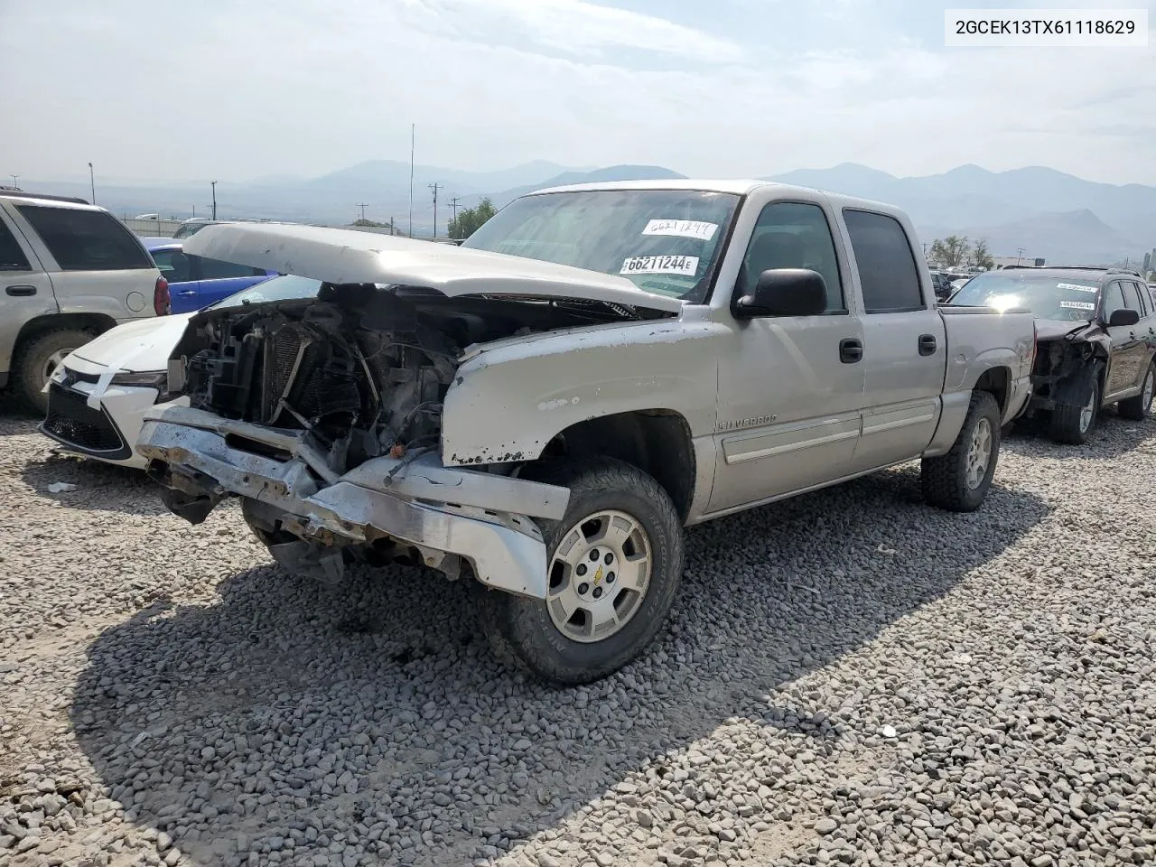 2006 Chevrolet Silverado K1500 VIN: 2GCEK13TX61118629 Lot: 66211244