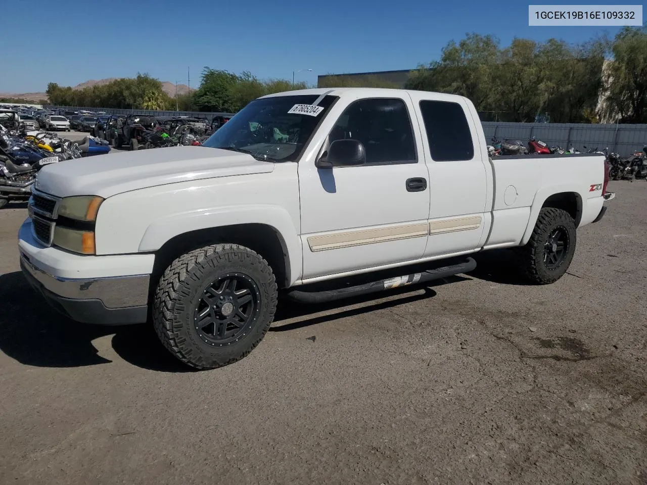 2006 Chevrolet Silverado K1500 VIN: 1GCEK19B16E109332 Lot: 67605204