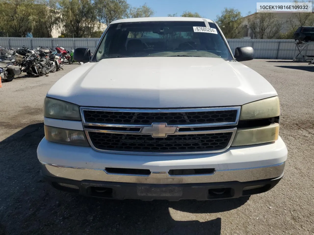 2006 Chevrolet Silverado K1500 VIN: 1GCEK19B16E109332 Lot: 67605204