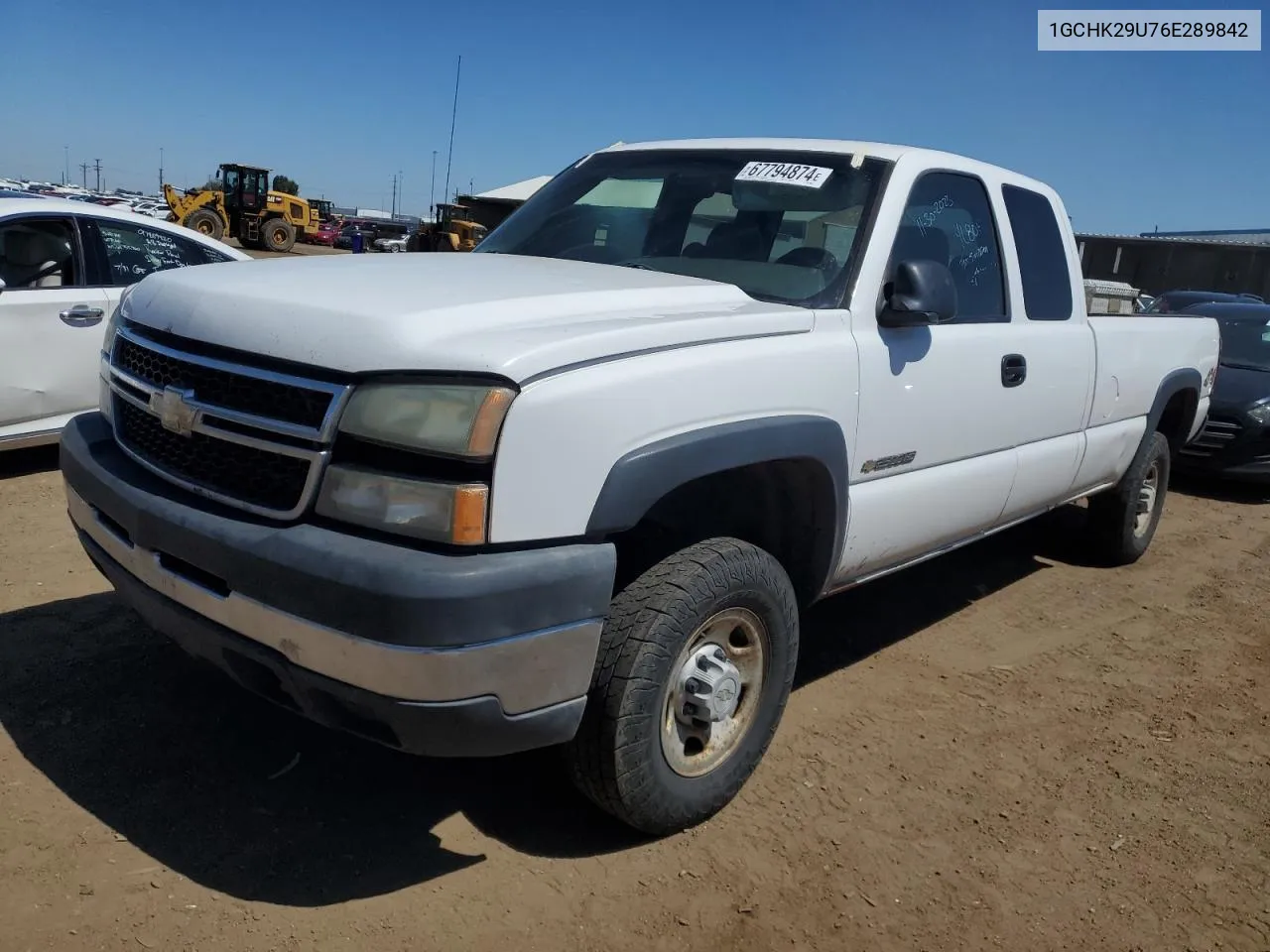 2006 Chevrolet Silverado K2500 Heavy Duty VIN: 1GCHK29U76E289842 Lot: 67794874