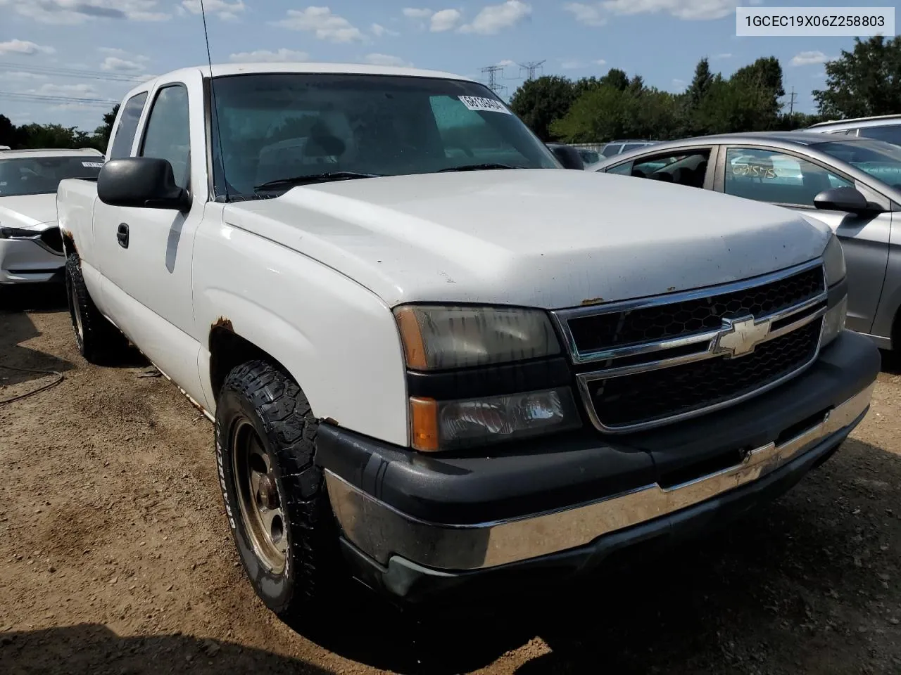 2006 Chevrolet Silverado C1500 VIN: 1GCEC19X06Z258803 Lot: 68139404