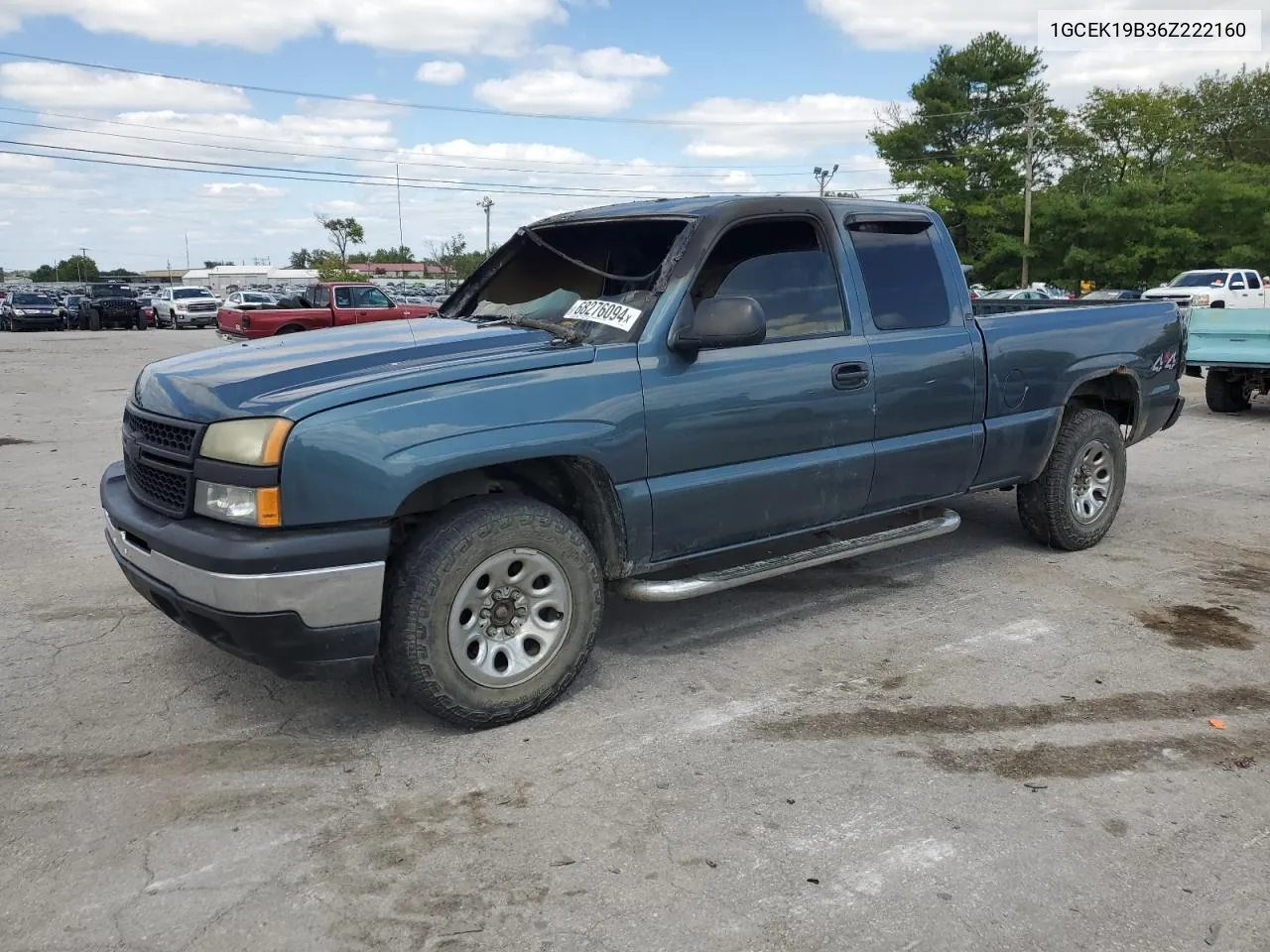 2006 Chevrolet Silverado K1500 VIN: 1GCEK19B36Z222160 Lot: 68276094