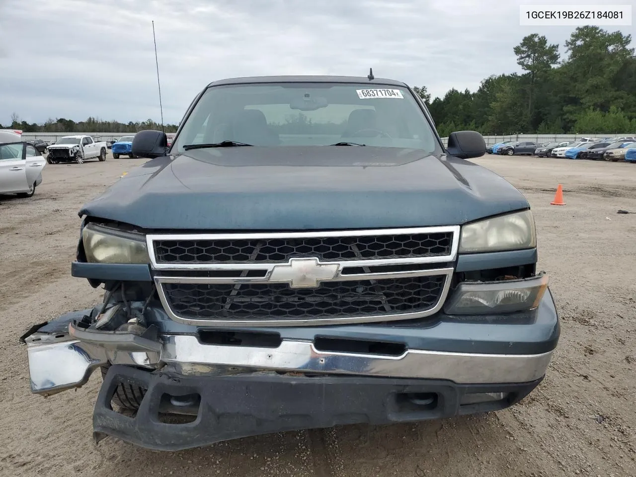 2006 Chevrolet Silverado K1500 VIN: 1GCEK19B26Z184081 Lot: 68371704