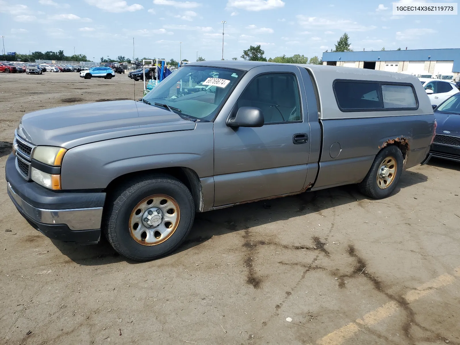 2006 Chevrolet Silverado C1500 VIN: 1GCEC14X36Z119773 Lot: 68769674