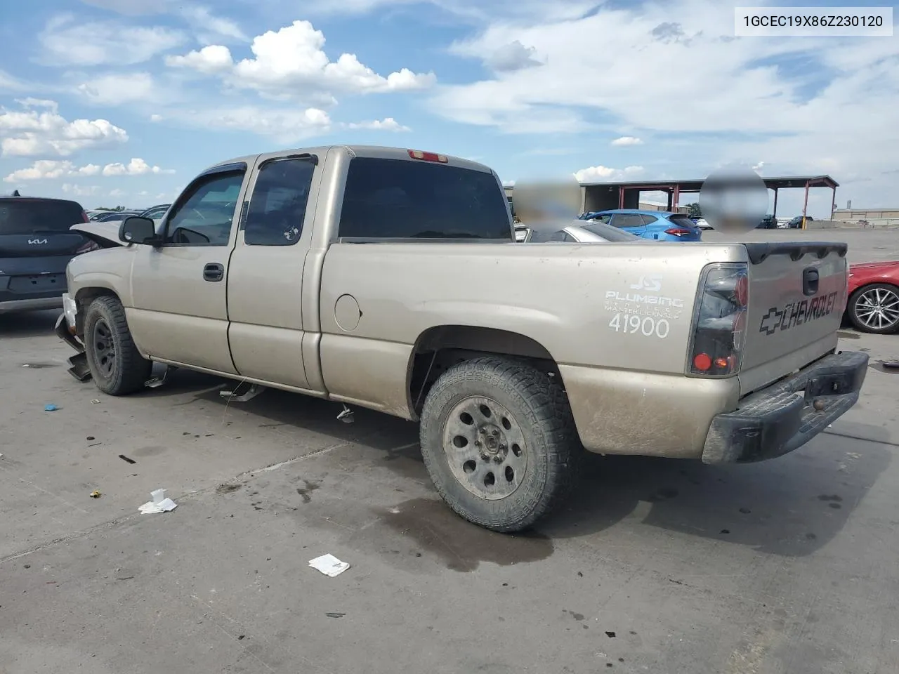 2006 Chevrolet Silverado C1500 VIN: 1GCEC19X86Z230120 Lot: 69094314