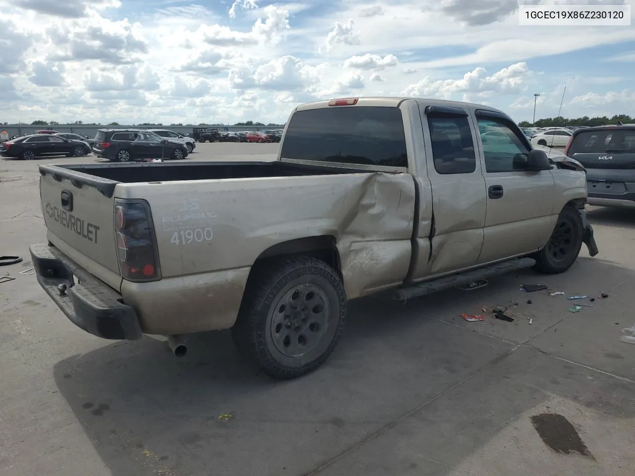 2006 Chevrolet Silverado C1500 VIN: 1GCEC19X86Z230120 Lot: 69094314