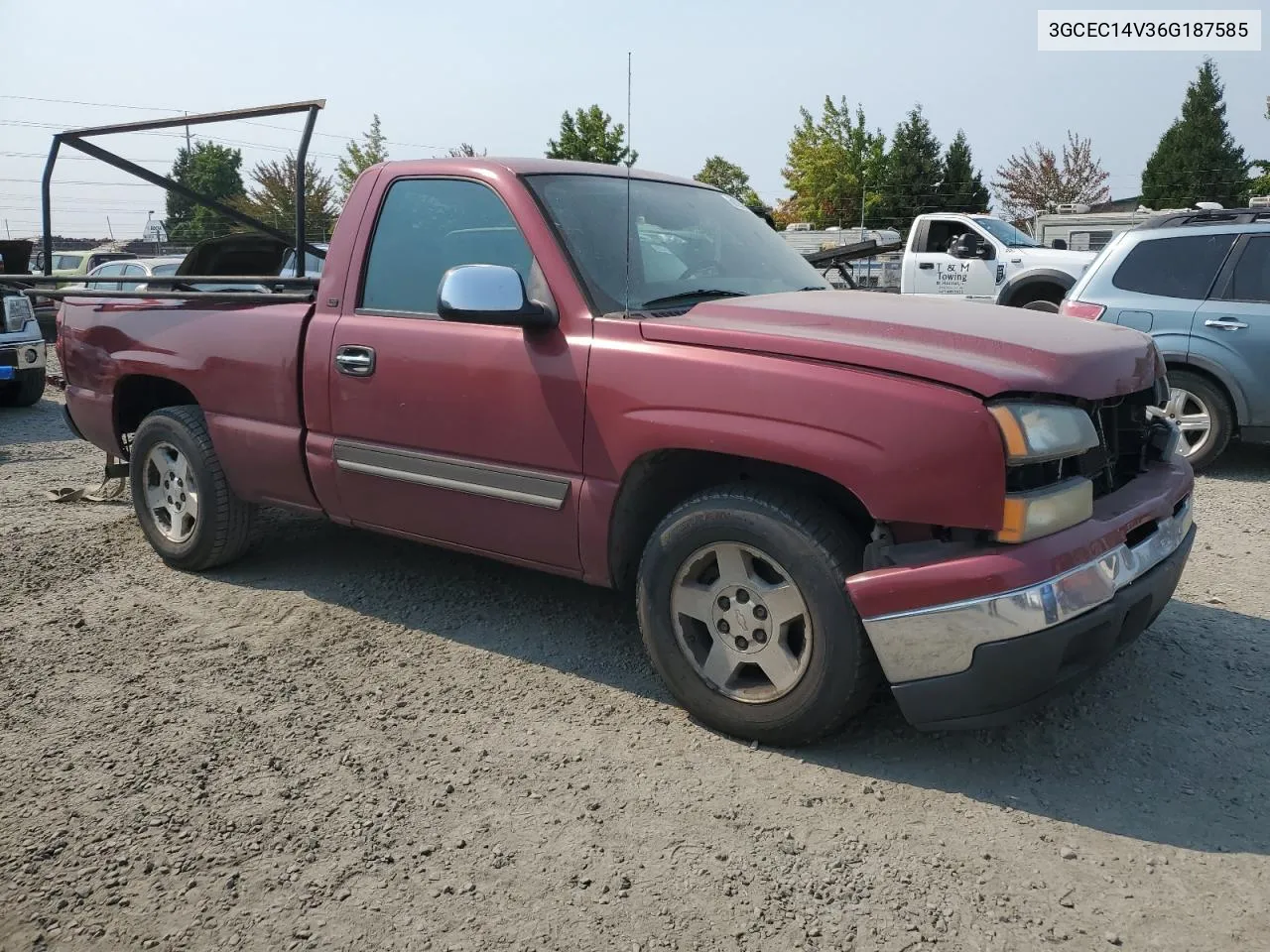 2006 Chevrolet Silverado C1500 VIN: 3GCEC14V36G187585 Lot: 69288314