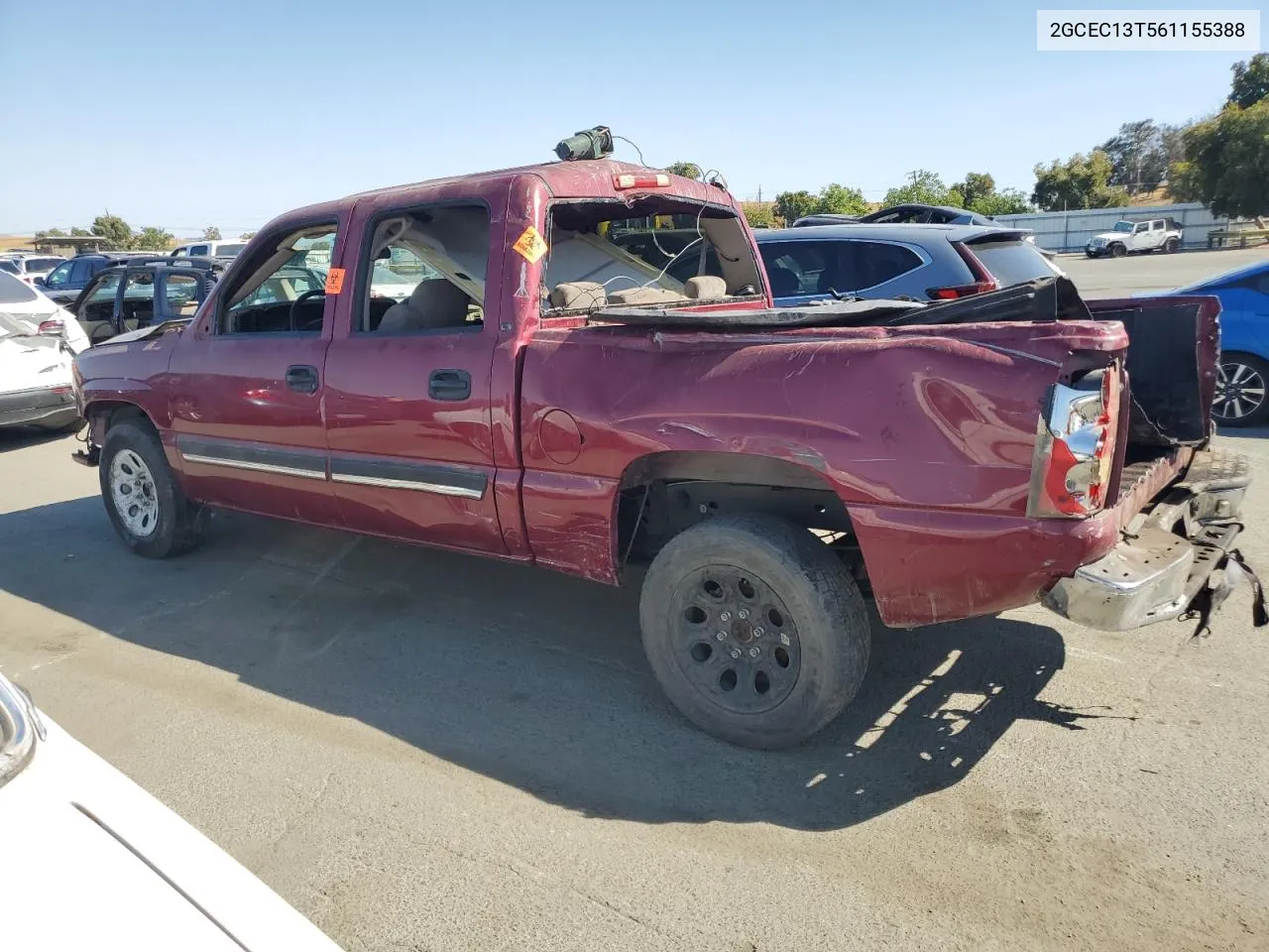 2006 Chevrolet Silverado C1500 VIN: 2GCEC13T561155388 Lot: 69465974