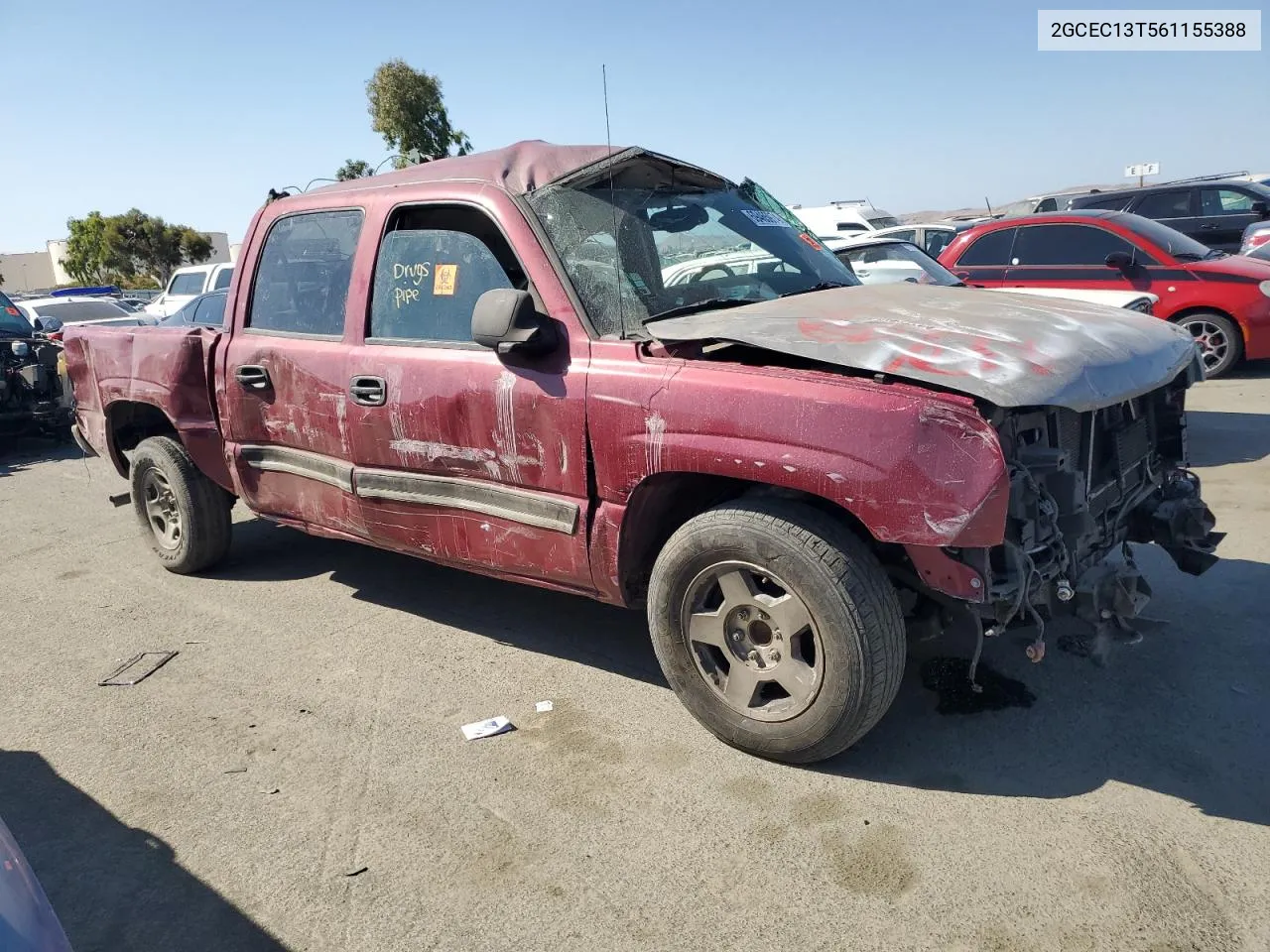 2006 Chevrolet Silverado C1500 VIN: 2GCEC13T561155388 Lot: 69465974