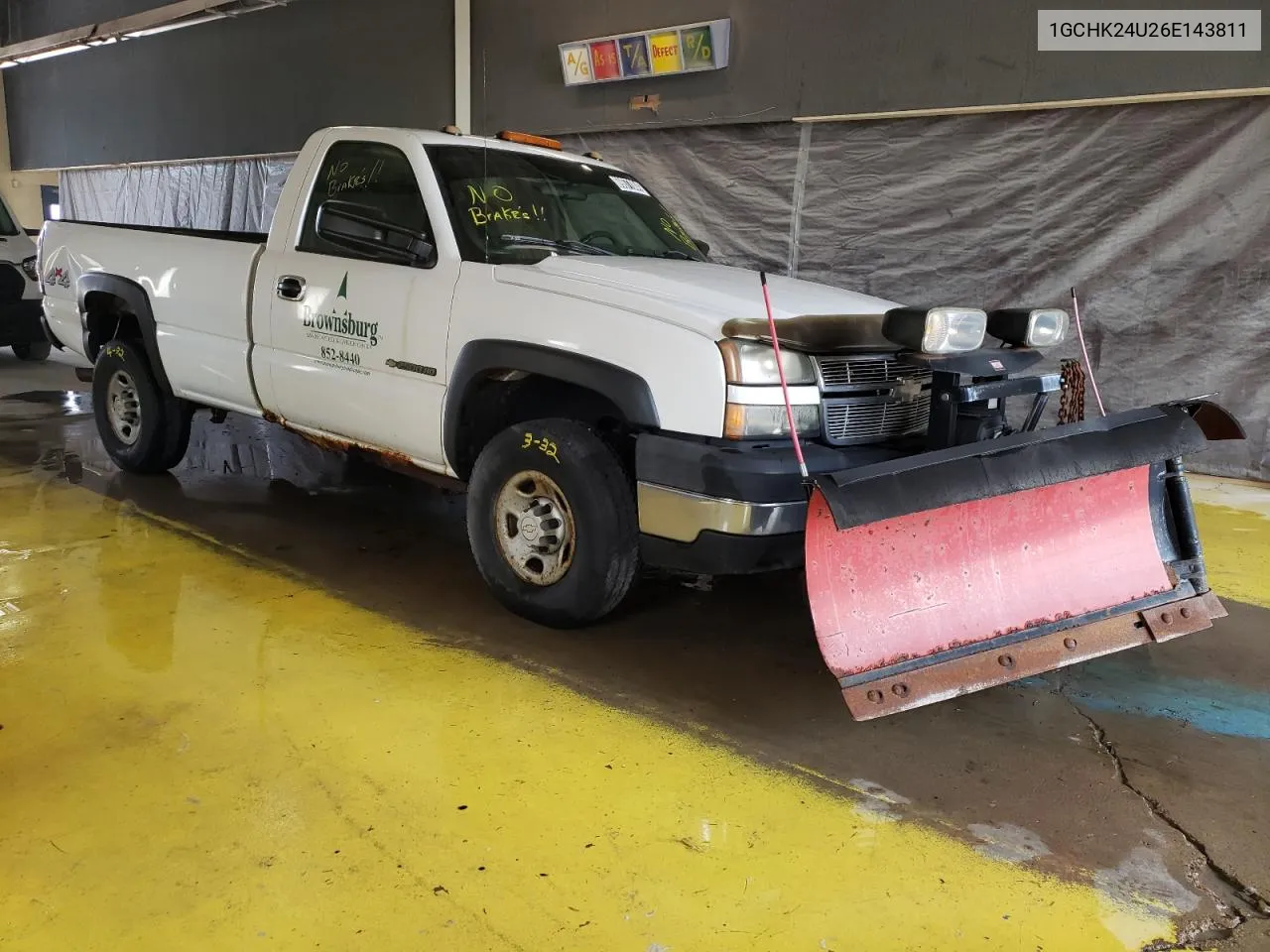 2006 Chevrolet Silverado K2500 Heavy Duty VIN: 1GCHK24U26E143811 Lot: 69677004